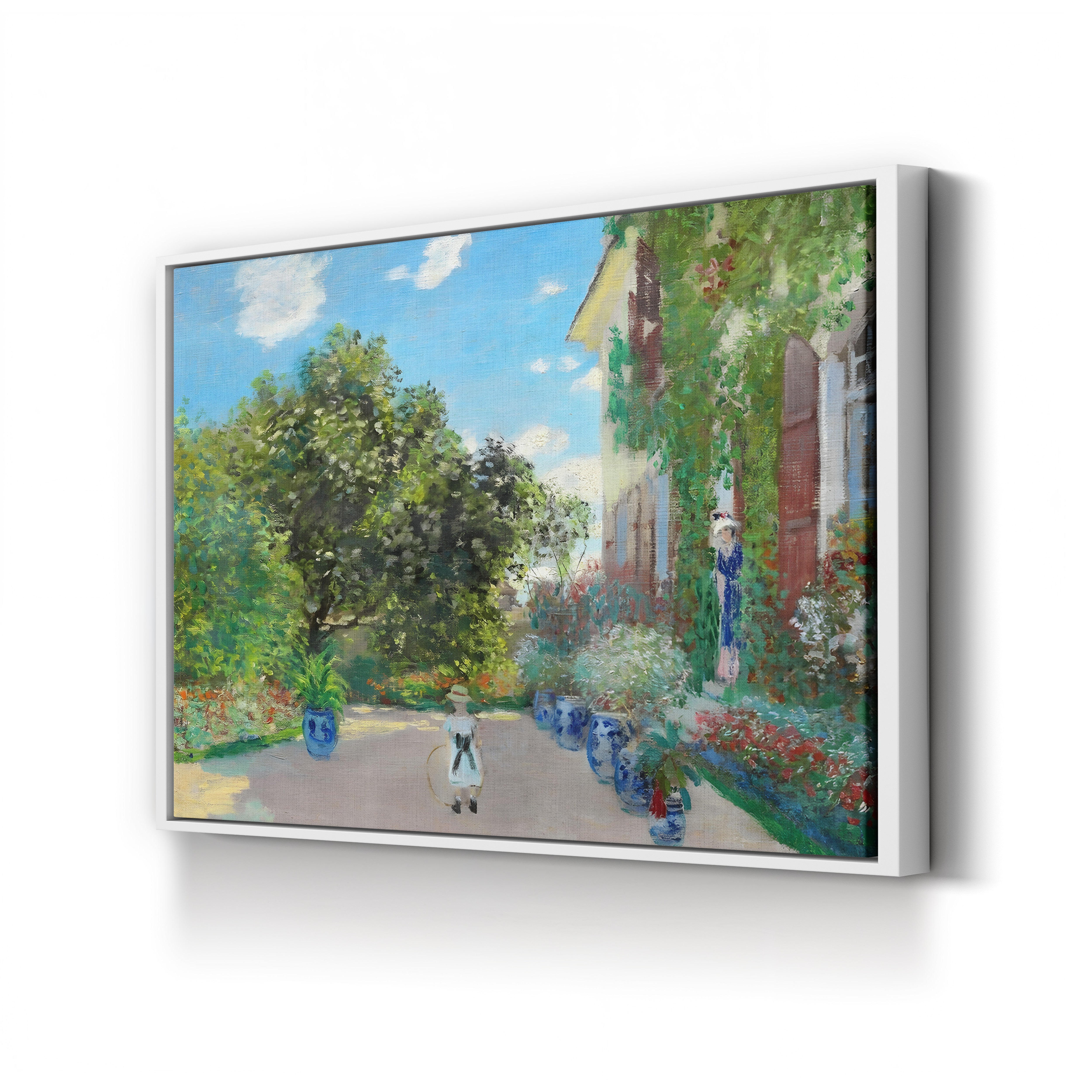 The Artist’s House at Argenteuil (La Maison de l’artiste à Argenteuil), 1873 by Claude Monet