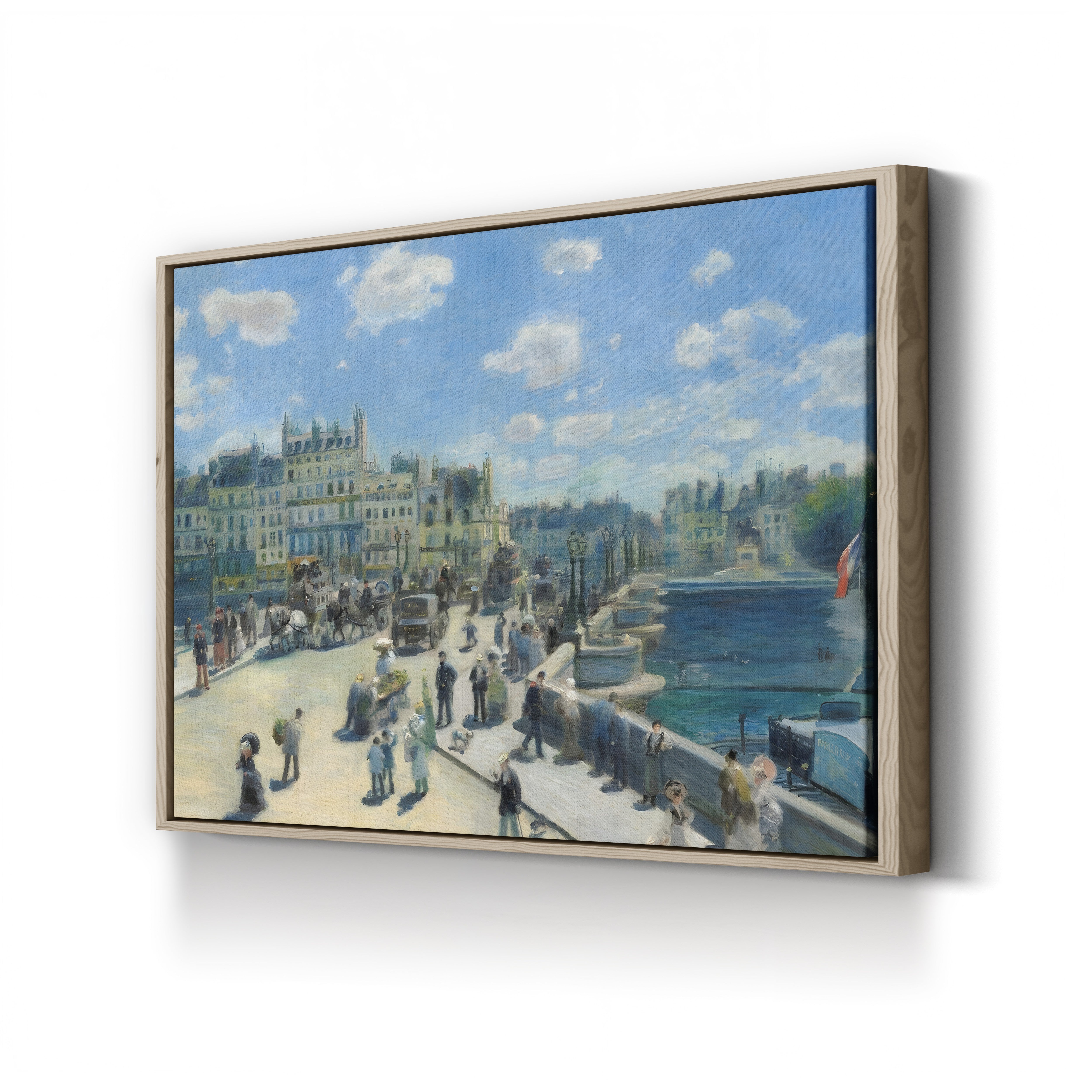 Pont Neuf, Paris, 1872 – Renoir Wall Art | Impressionist Cityscape Canvas