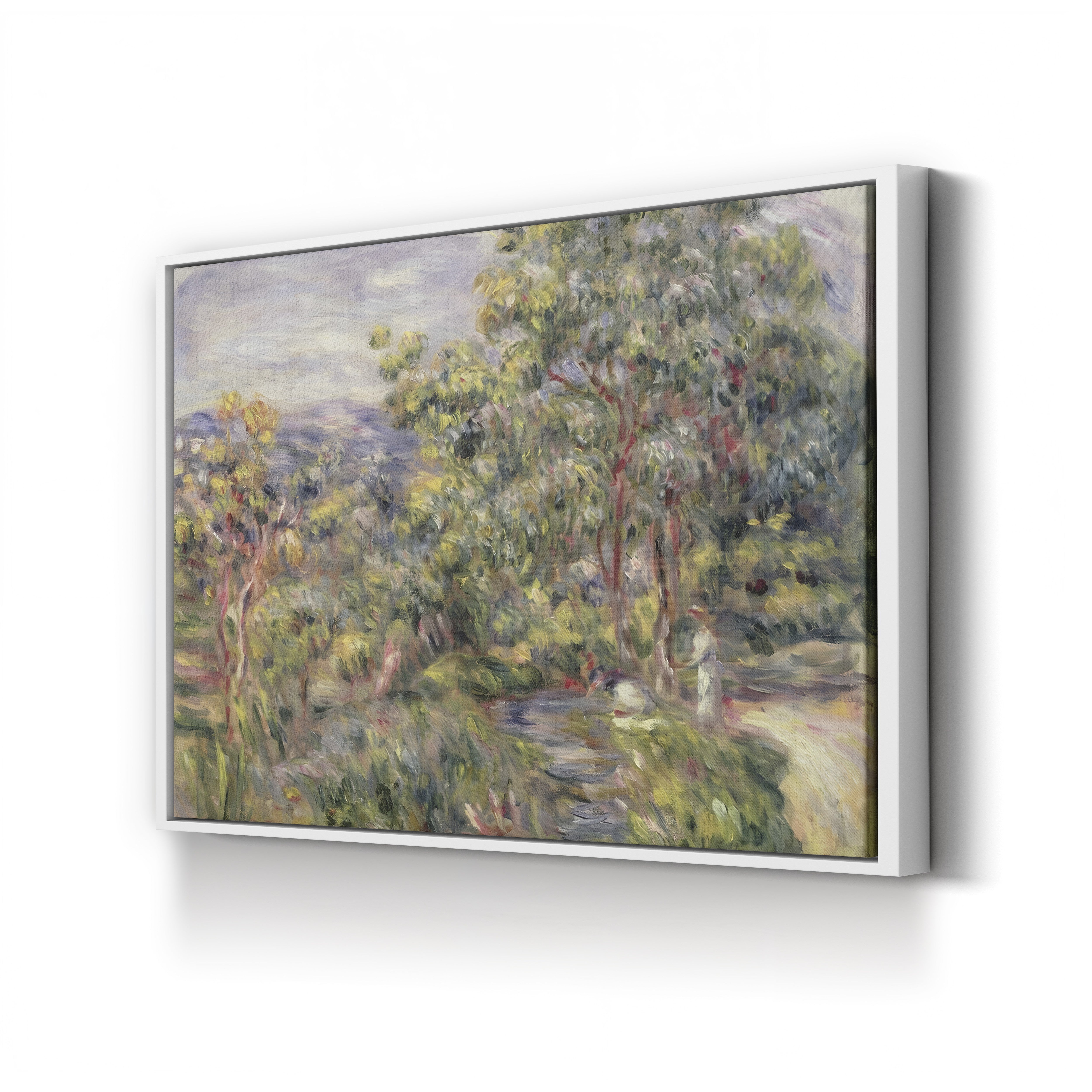 View of Cagnes, 1900 – Pierre-Auguste Renoir Wall Art | Impressionist Provence Canvas Print