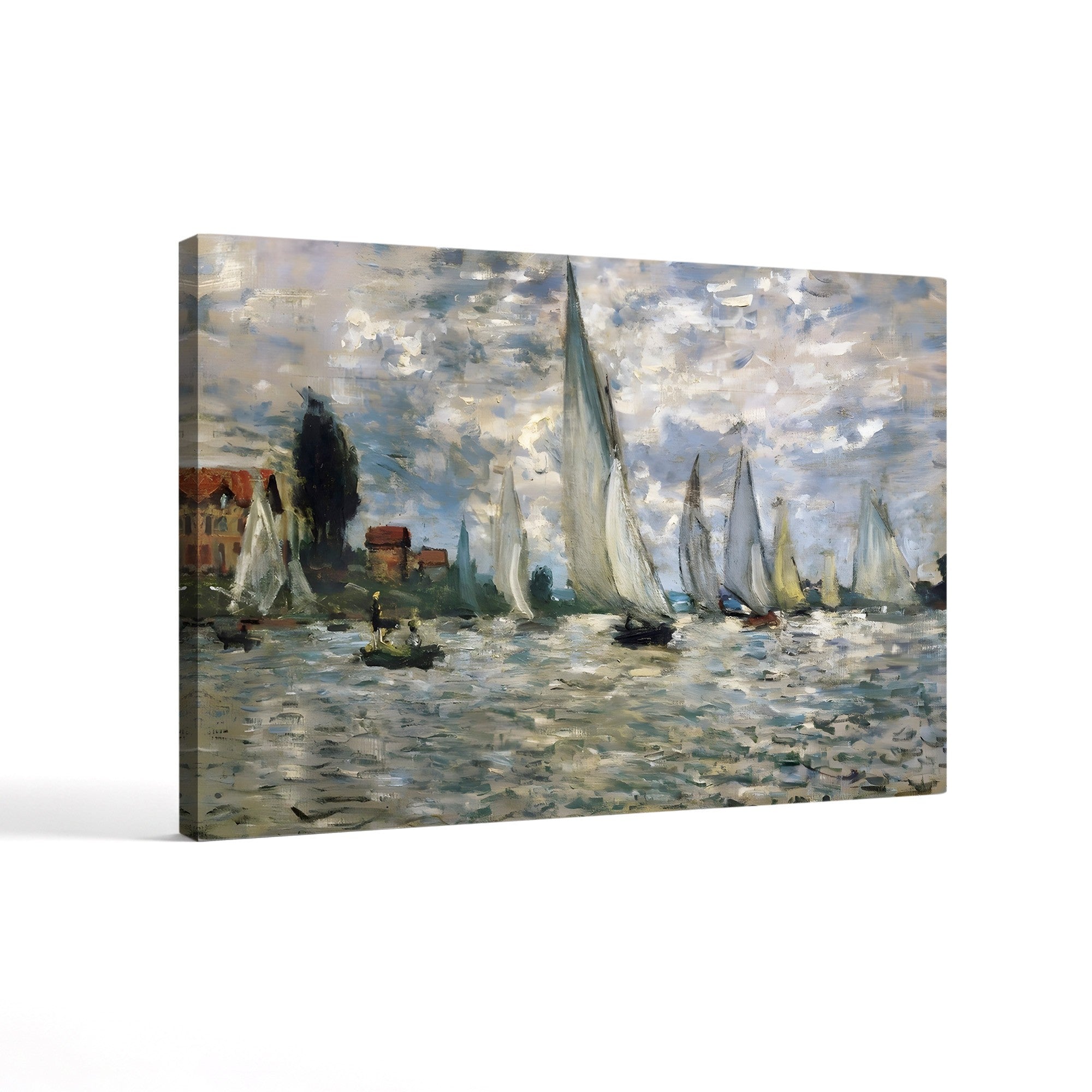 The Boats, Regatta at Argenteuil (Les Barques. Régates à Argenteuil), 1874 by Claude Monet