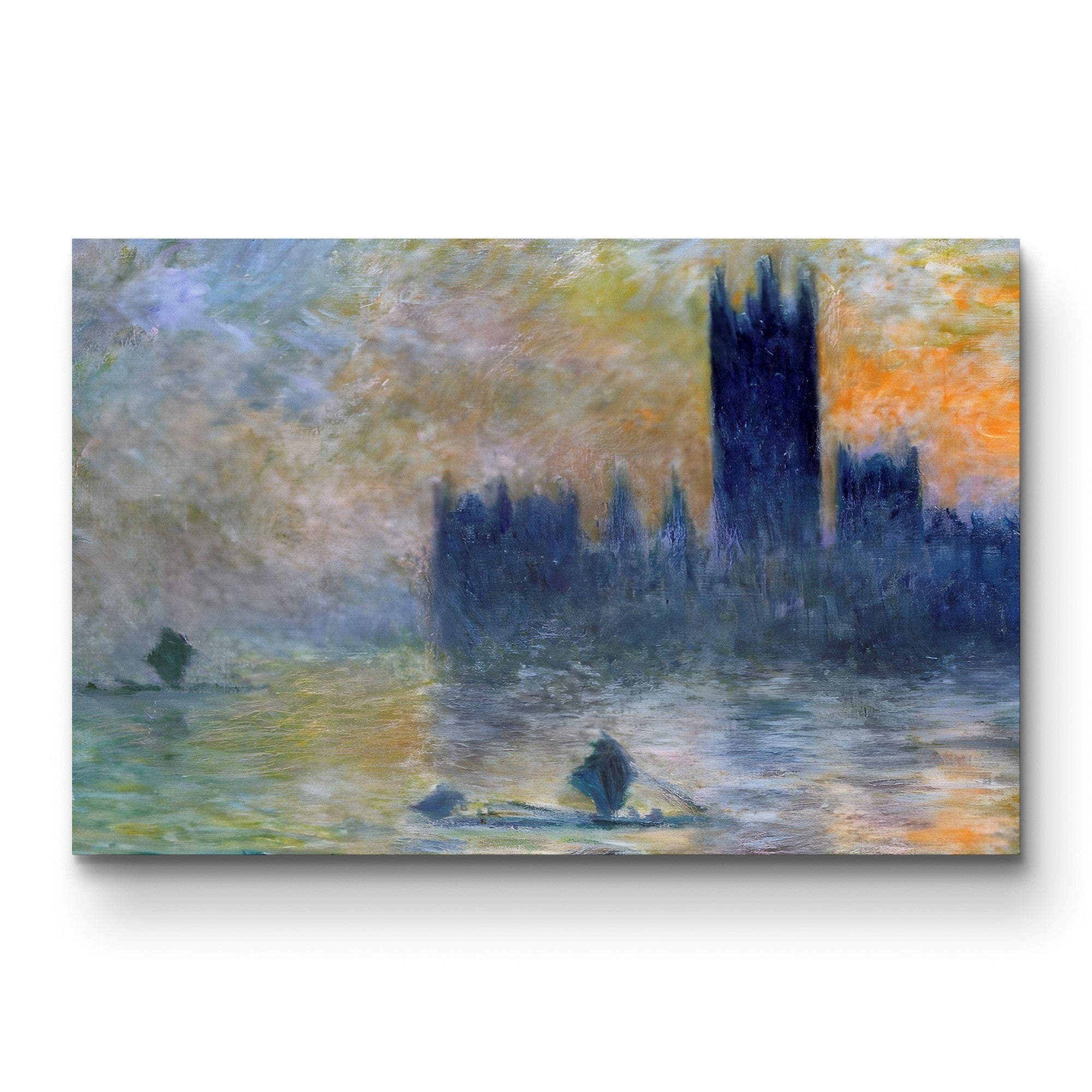 The Houses of Parliament, Effect of Fog (Le Parlement, effet de brouillard), 1903-04 by Claude Monet