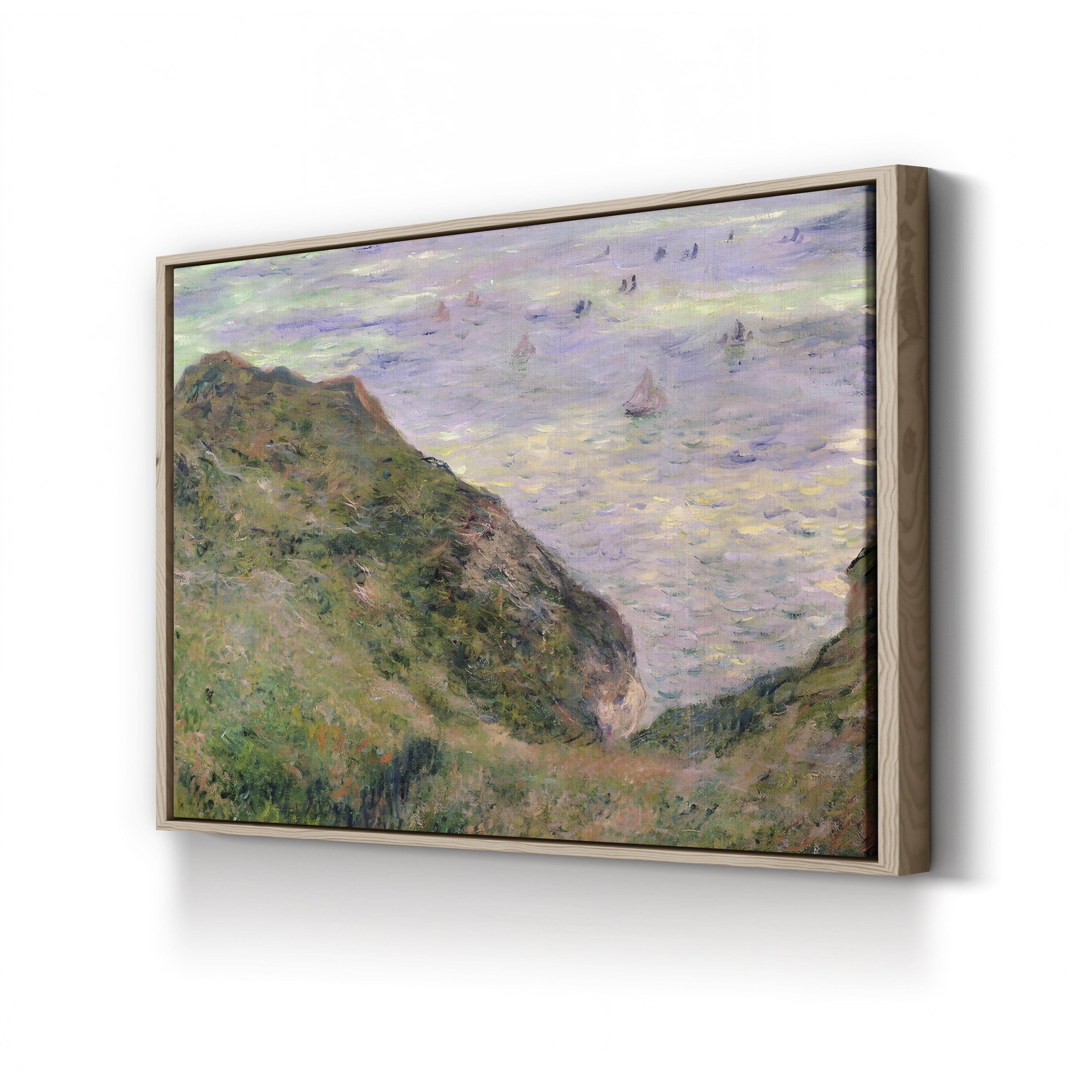 On the Cliff at Pourville (Sur la falaise à Pourville), 1882 by Claude Monet