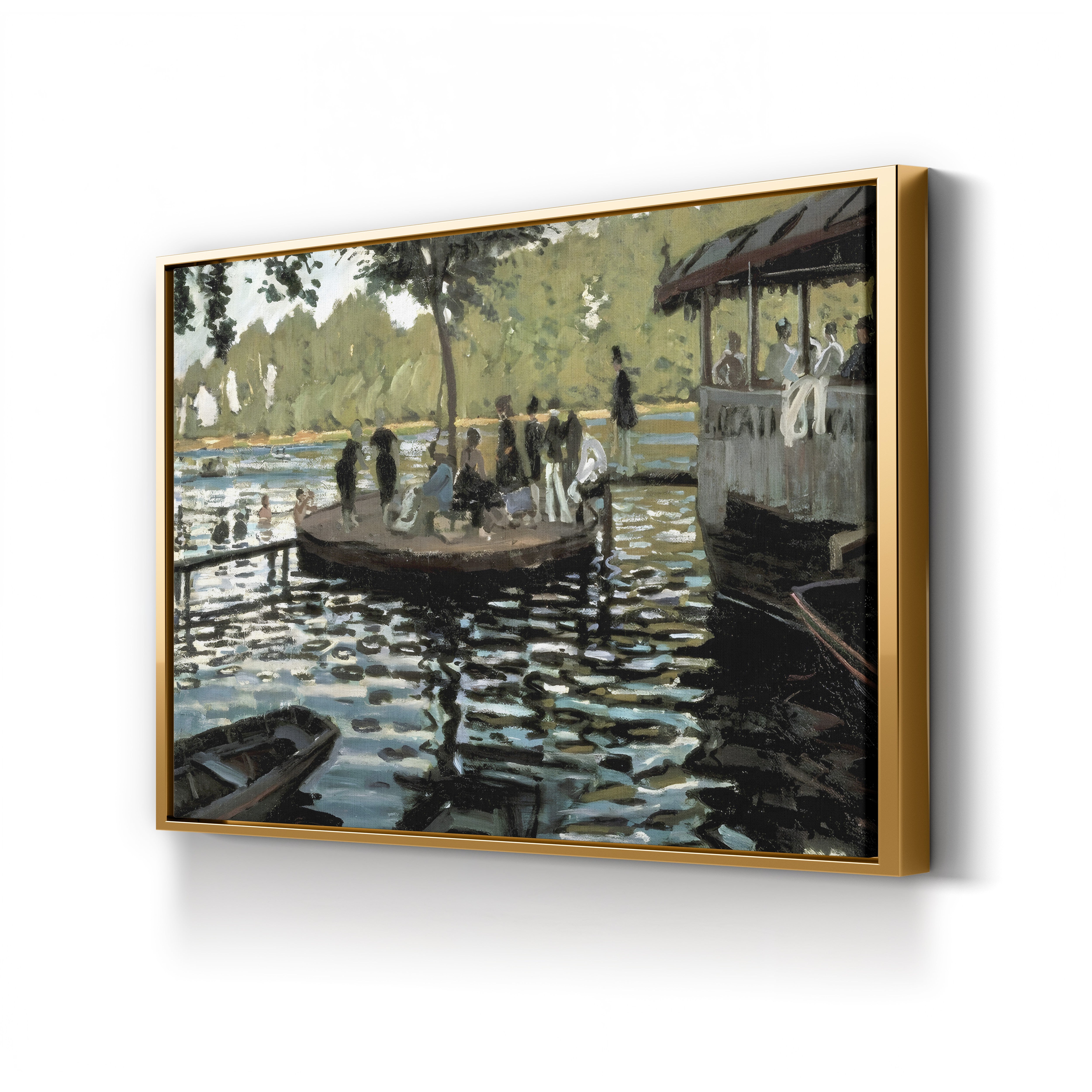 La Grenouillère – Pierre-Auguste Renoir Wall Art | Impressionist River Canvas Print