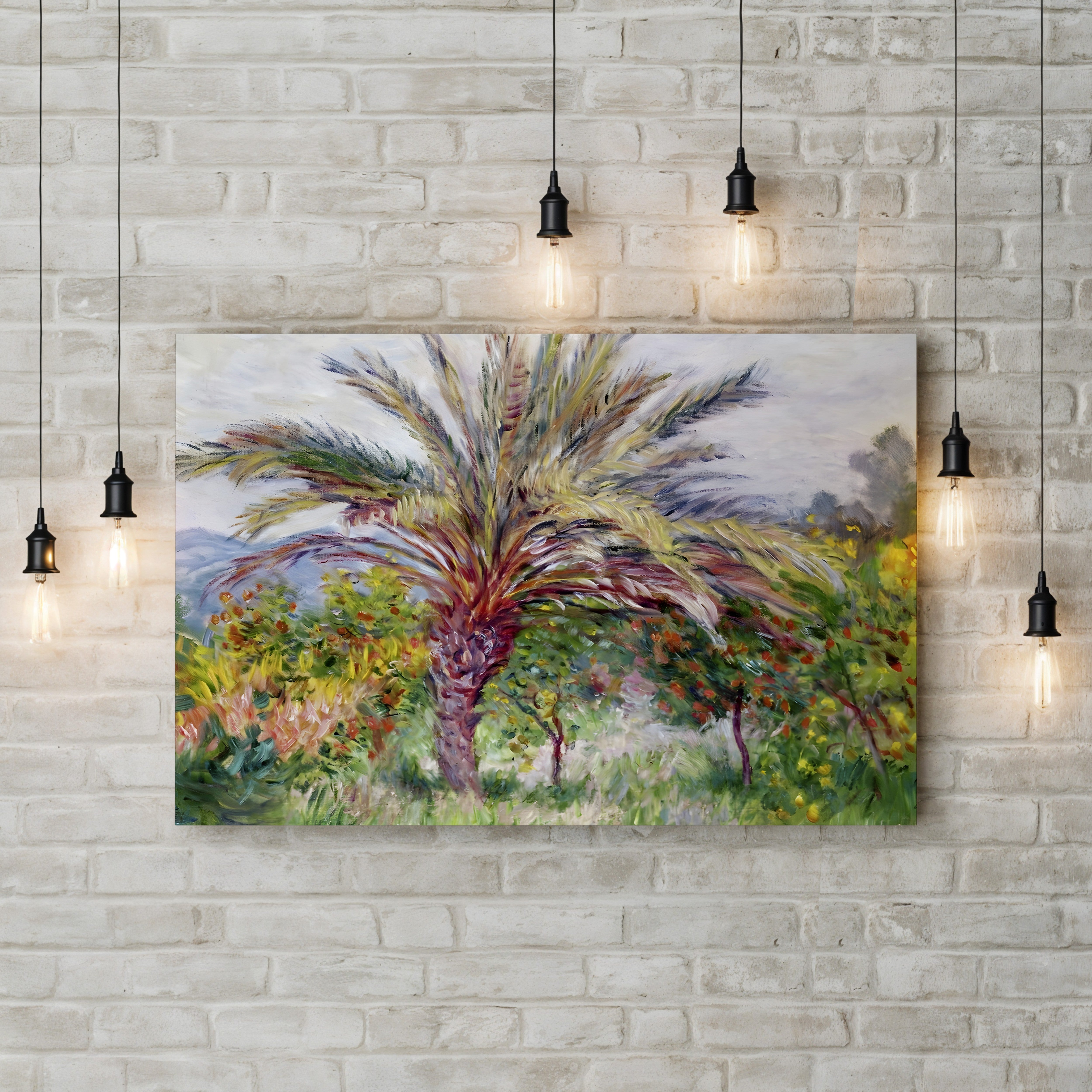 Palm Tree at Bordighera (Palmier à Bordighera), 1884 by Claude Monet