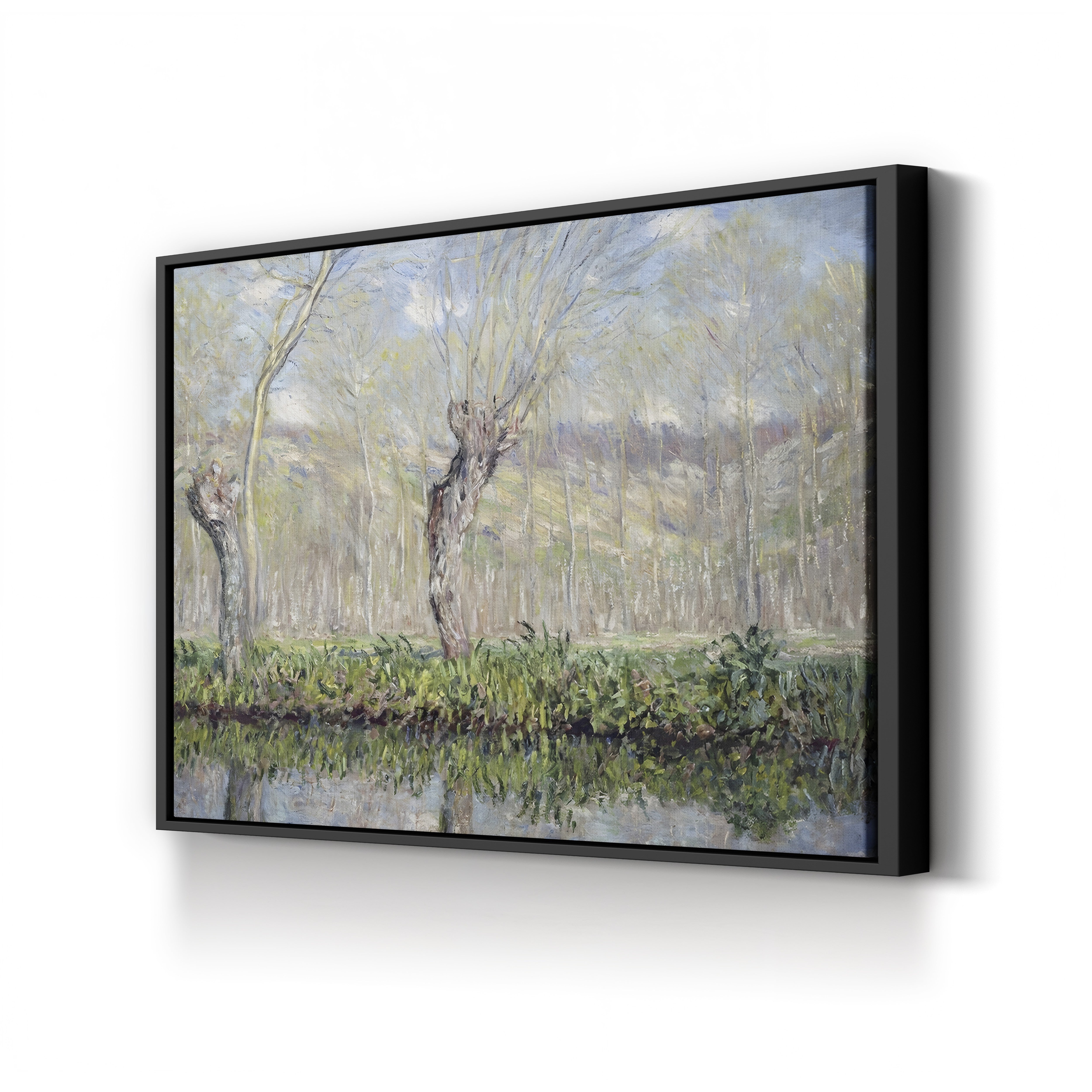 Spring, the Border of the Epte (Printemps, Bord de l’Epte), 1885 by Claude Monet