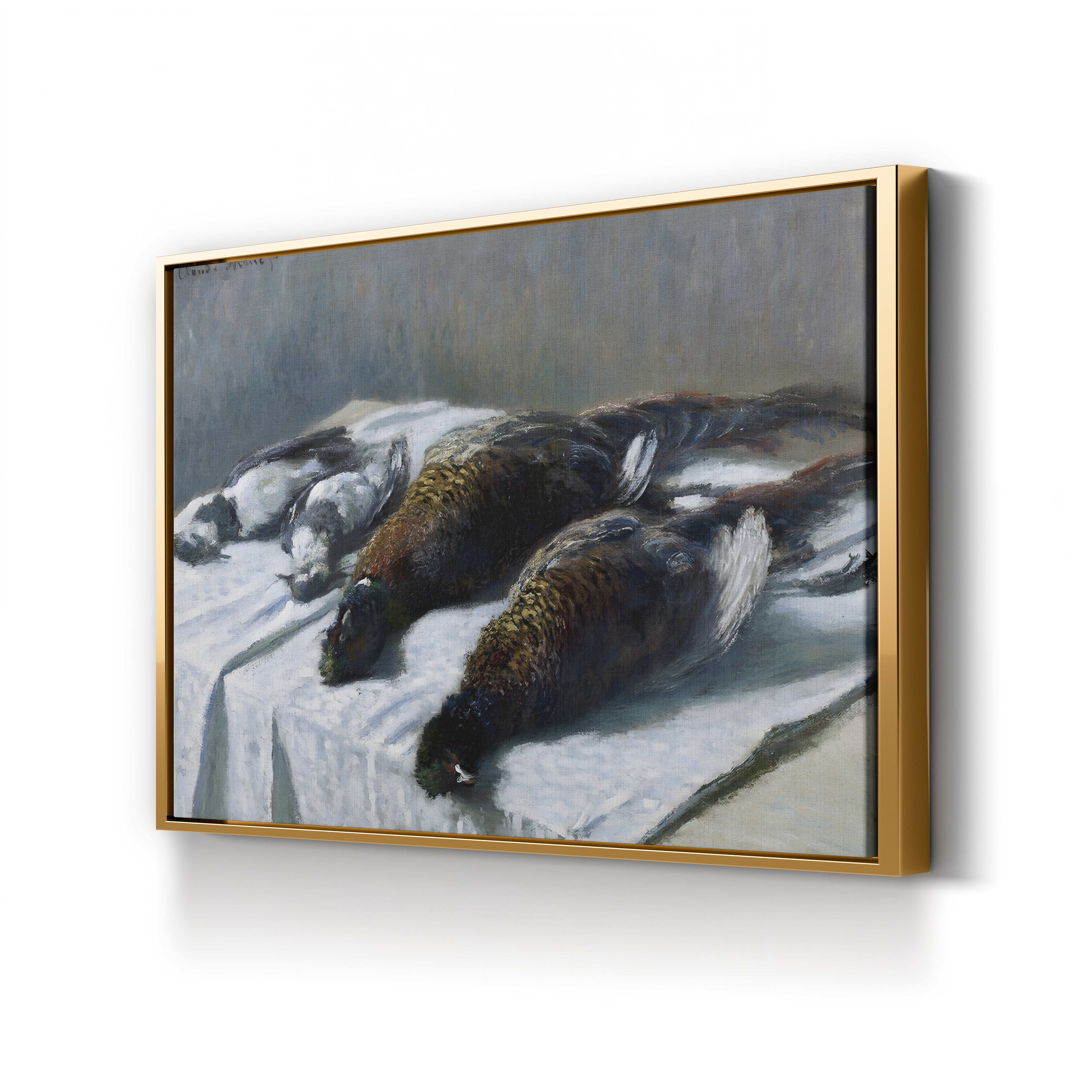 Still Life with Pheasants and Plovers (Nature morte, faisans et pluviers), 1879 by Claude Monet