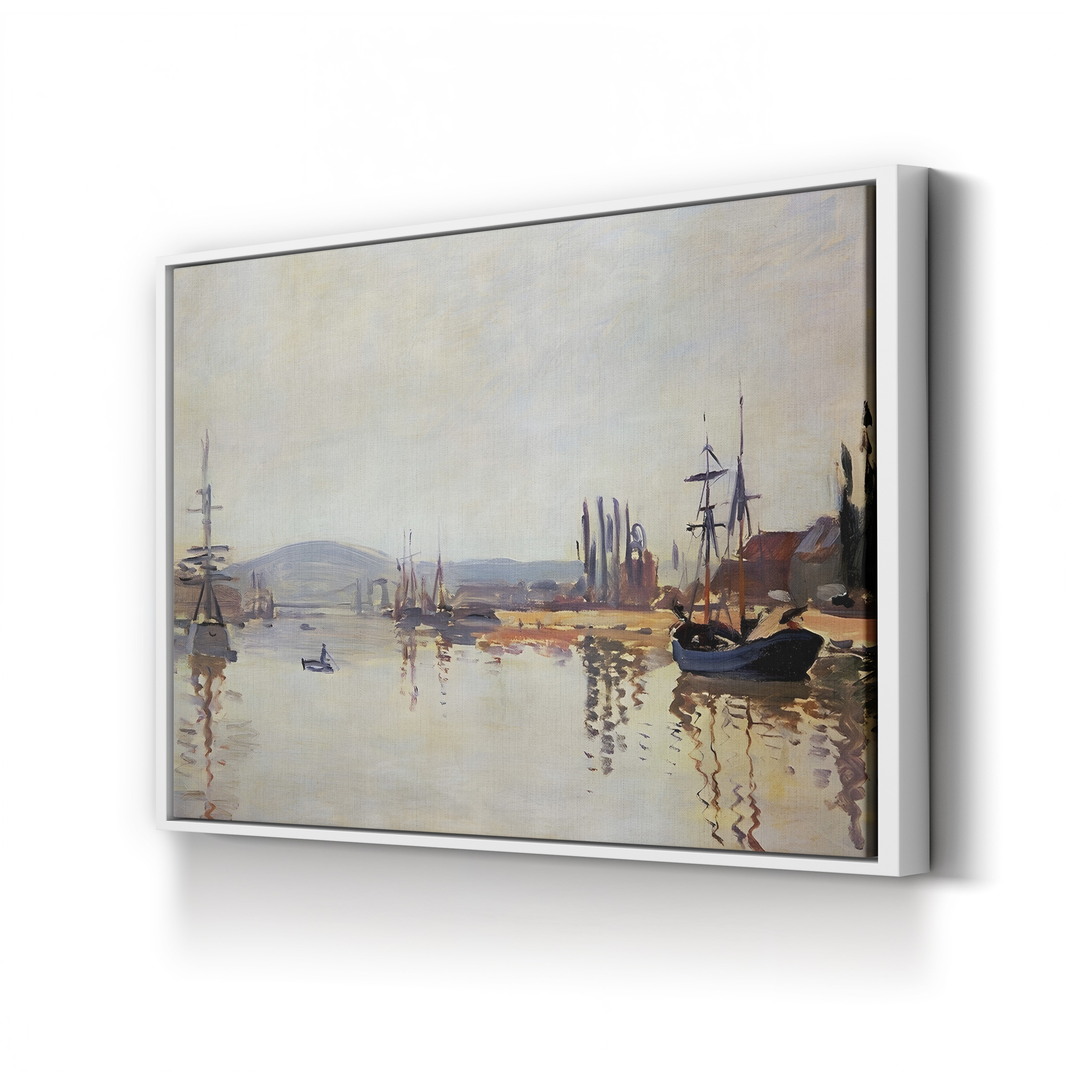 The Seine Below Rouen, 1872 by Claude Monet