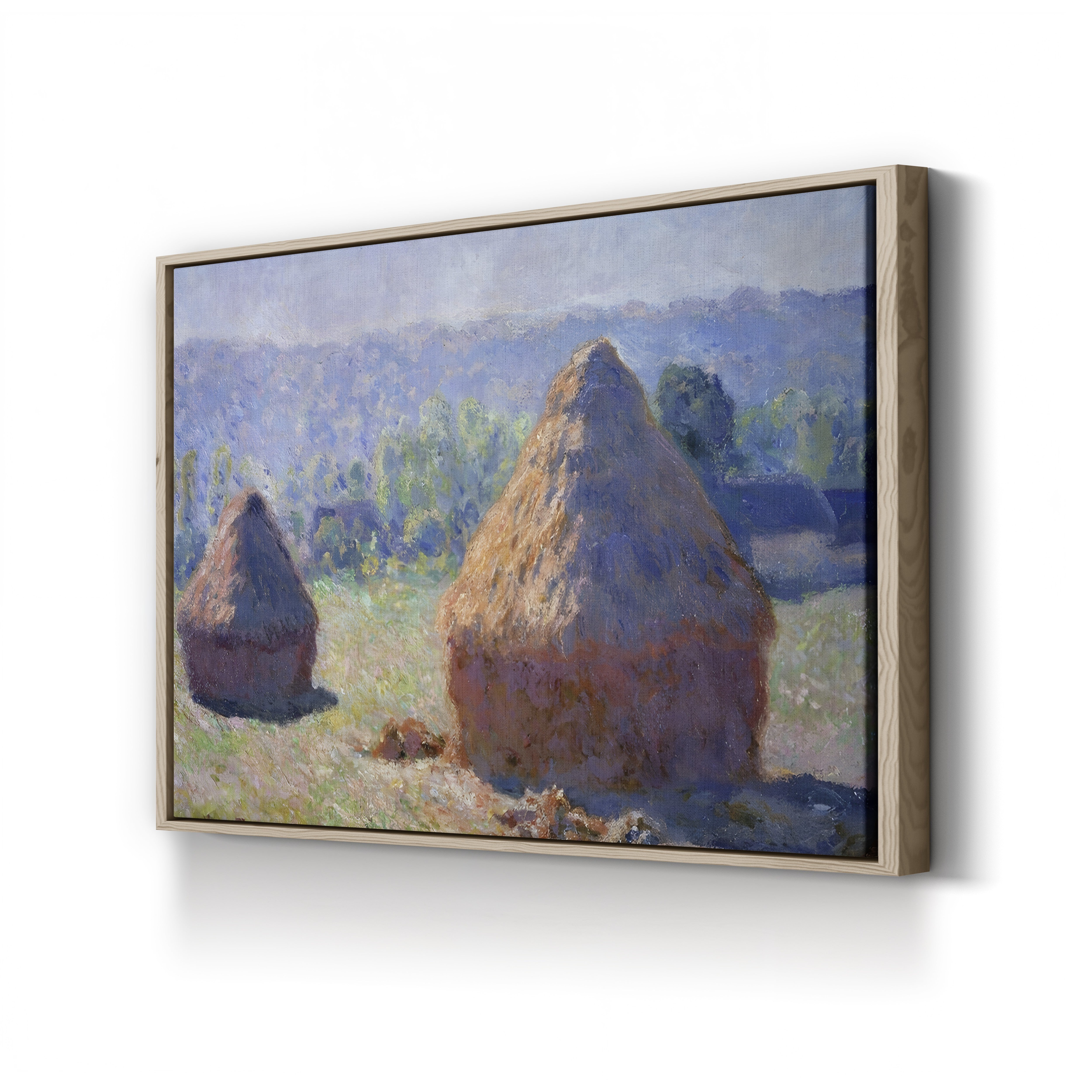 Haystacks, End of Summer – Claude Monet Wall Art | Impressionist Series Canvas Print