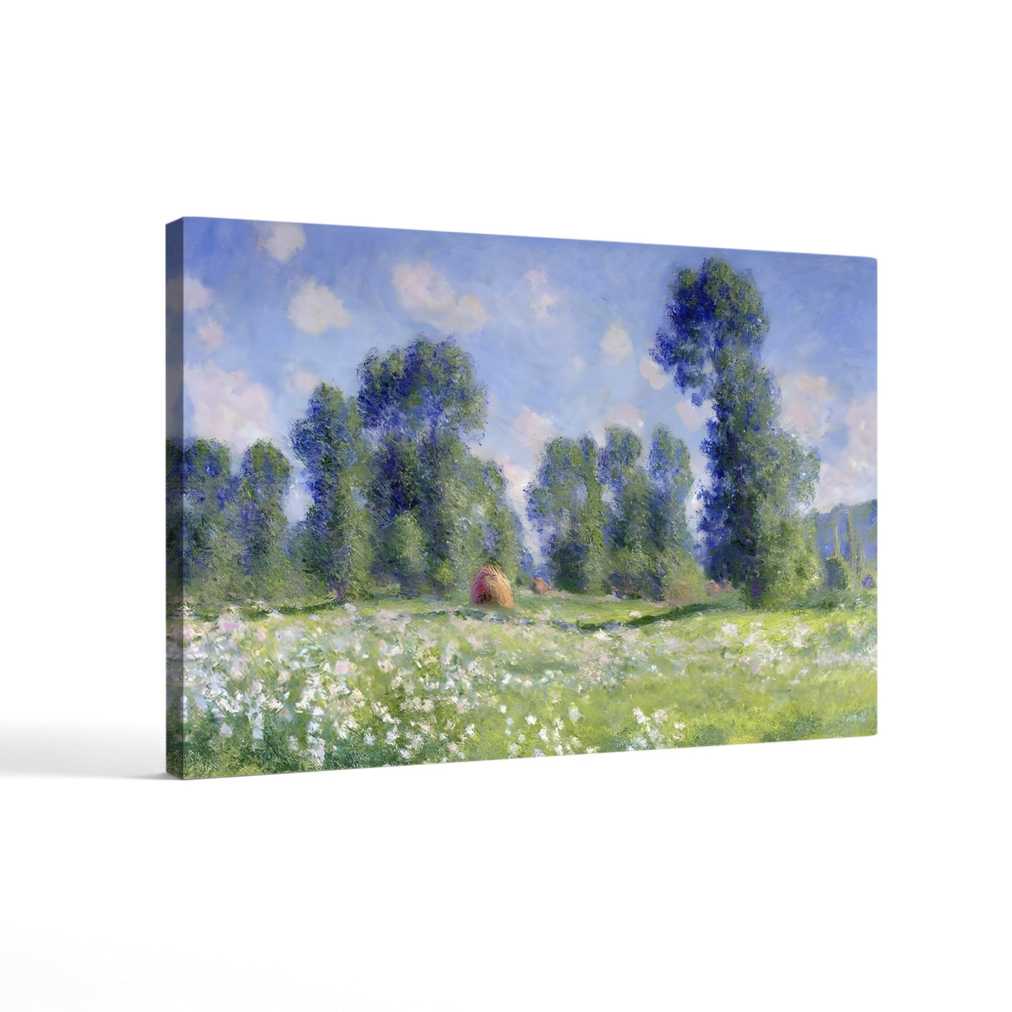 Effect of Spring, Giverny, 1890 – Claude Monet Wall Art | Impressionist Landscape Canvas Print