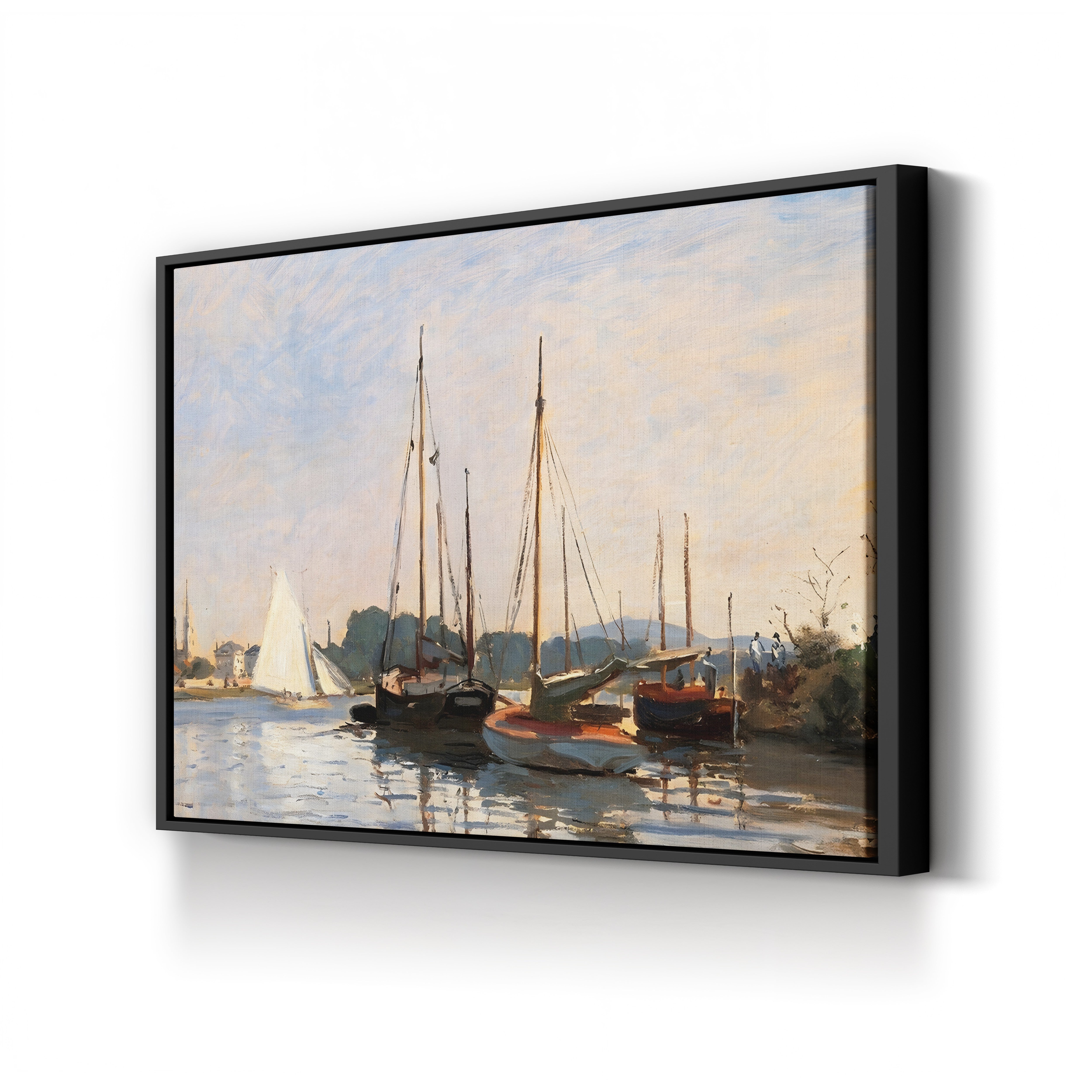 Sailing Boats at Argenteuil (Voiliers à Argenteuil), 1872-1873 by Claude Monet