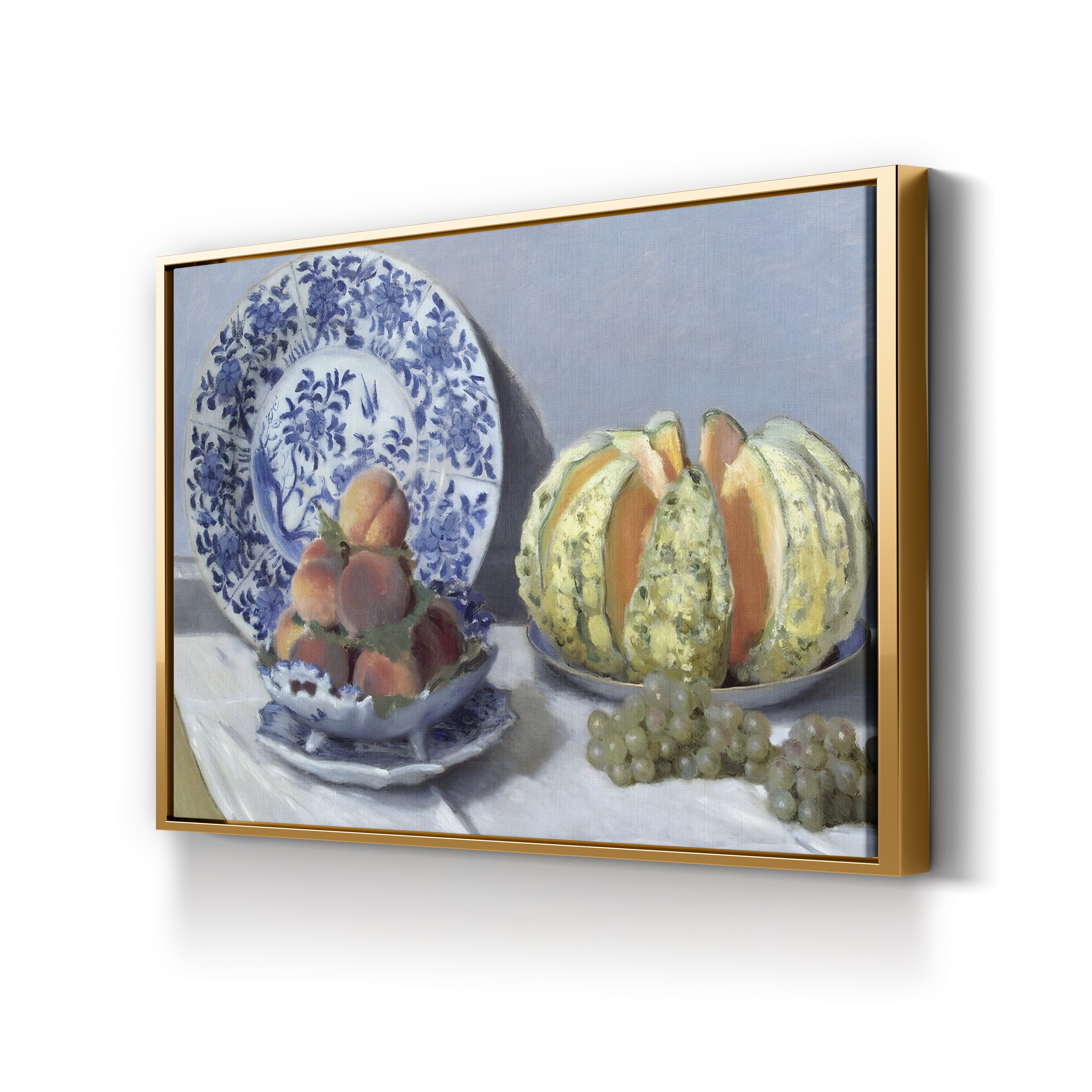 Still Life with Melon (Nature morte au melon), 1872 by Claude Monet