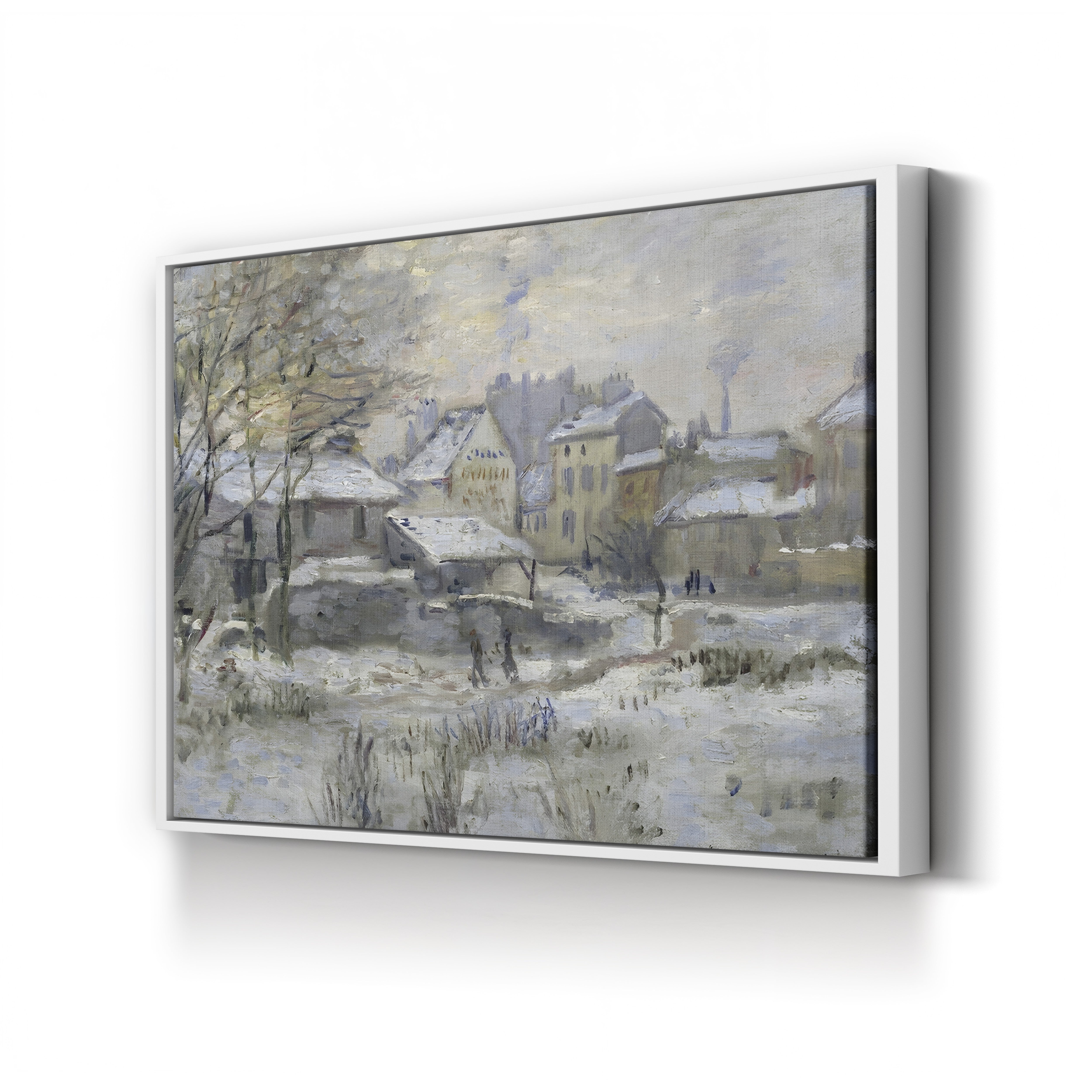 Snow Effect with Setting Sun (Effet de neige, soleil couchant), 1875 by Claude Monet