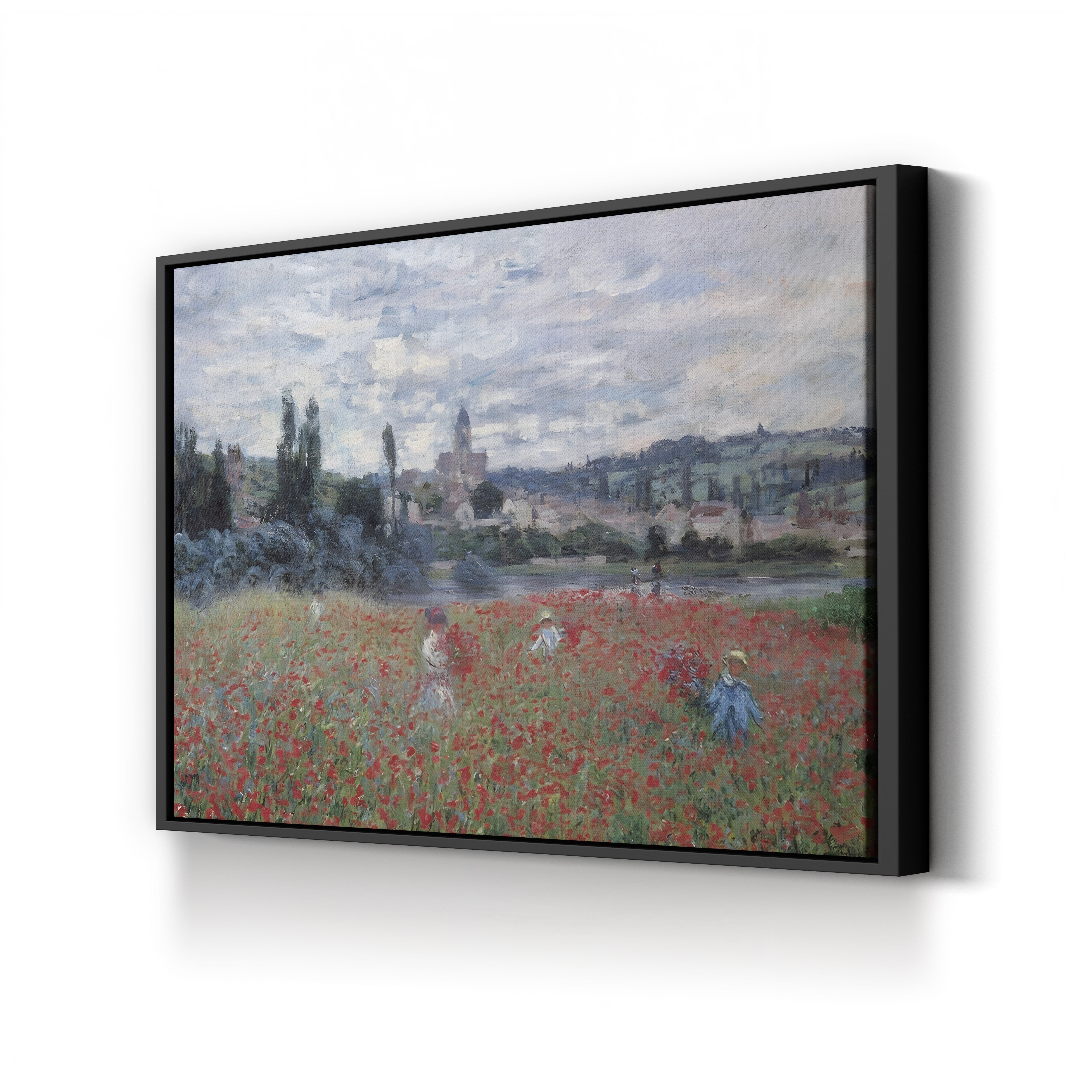 Poppy Field near Vétheuil (Champ de coquelicots près de Vétheuil), 1879 by Claude Monet