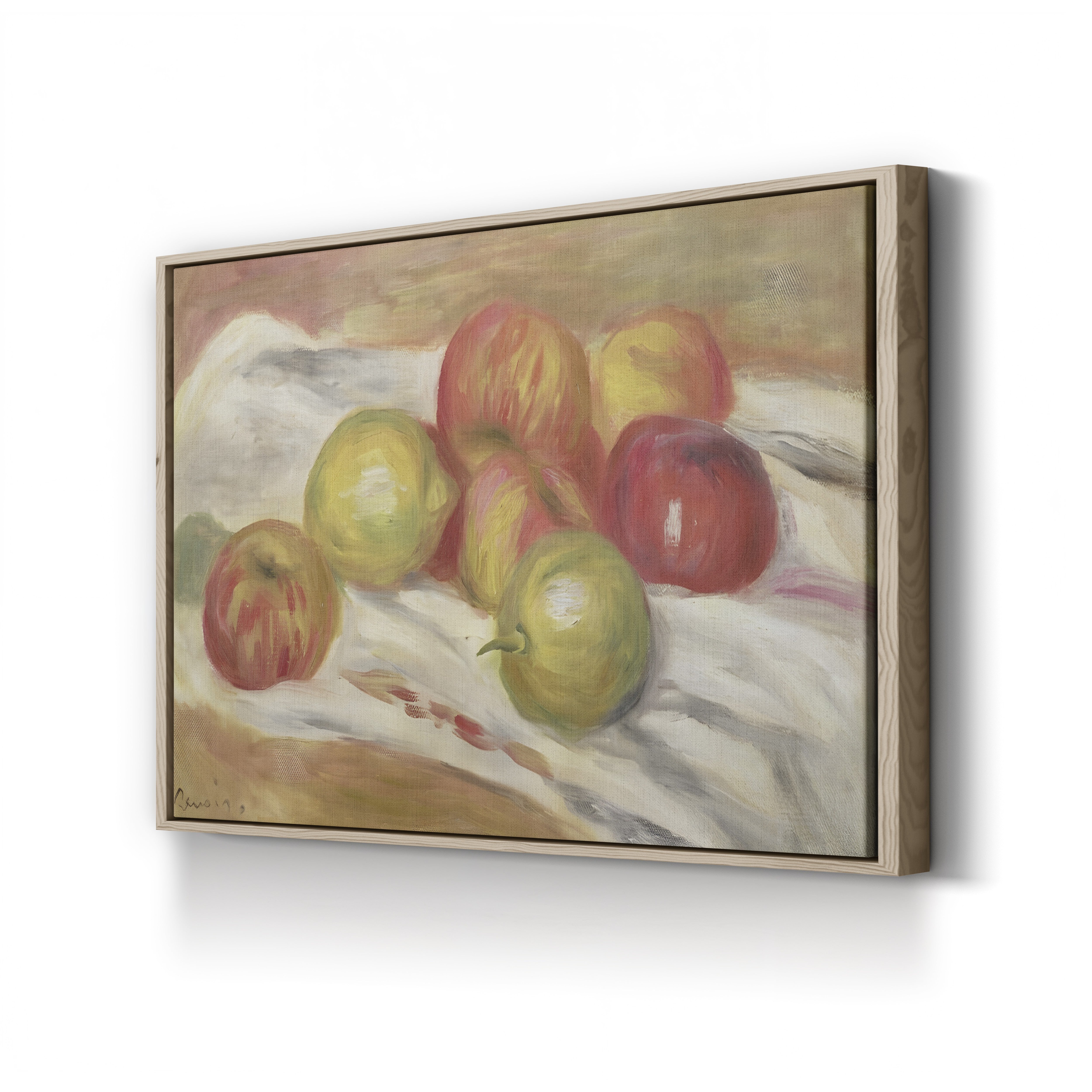 Seven Apples, 1910 – Renoir Wall Art | Impressionist Still Life Canvas Print