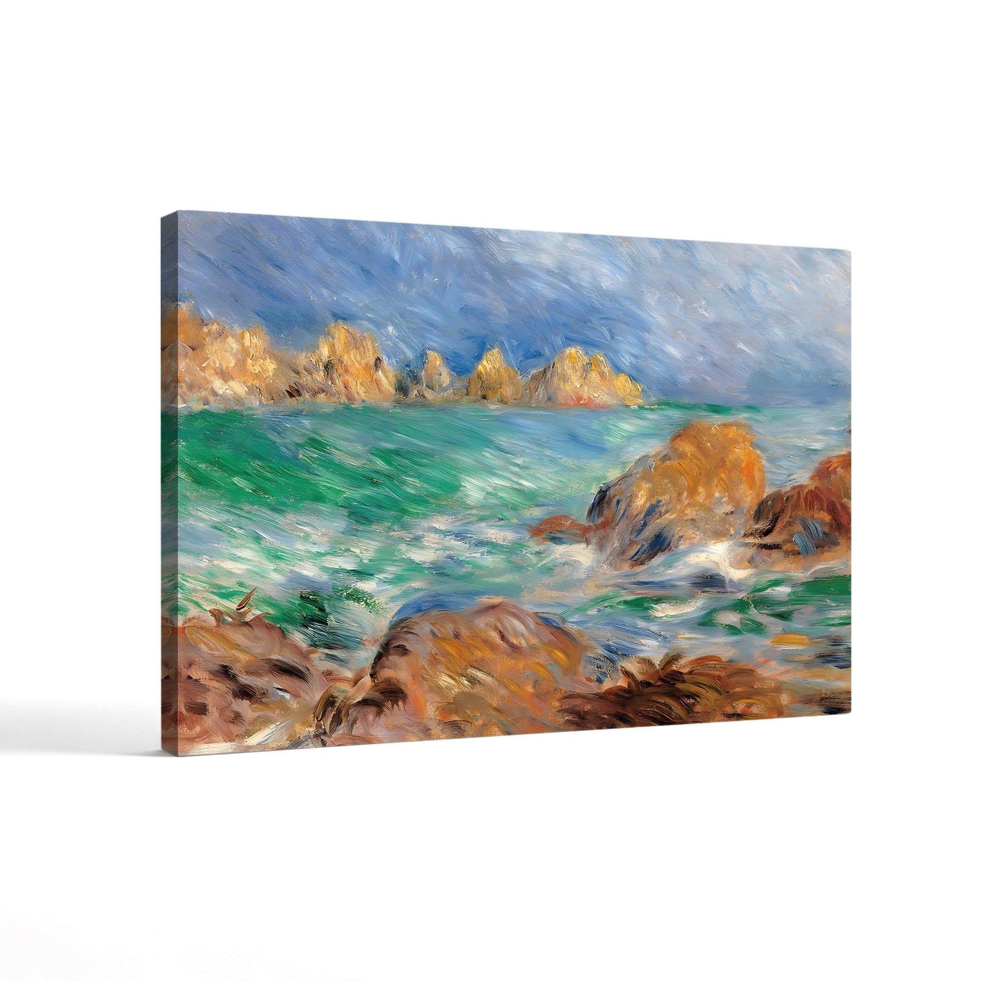 Marine, Guernsey, c. 1883 – Renoir Wall Art | Impressionist Seascape