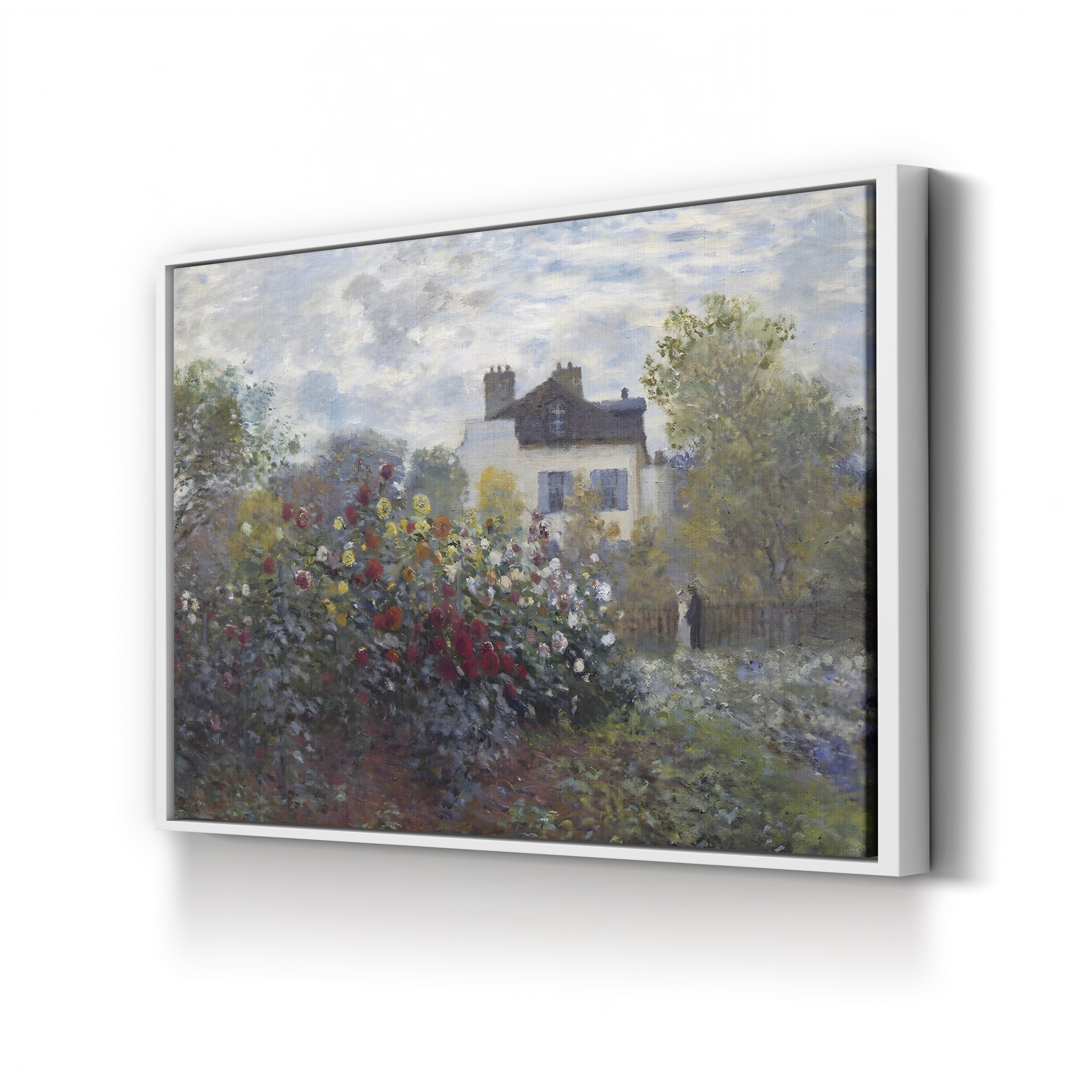 The Artist’s Garden in Argenteuil (Le Jardin de l’artiste à Argenteuil, un coin de jardin avec dahlias), 1873 by Claude Monet