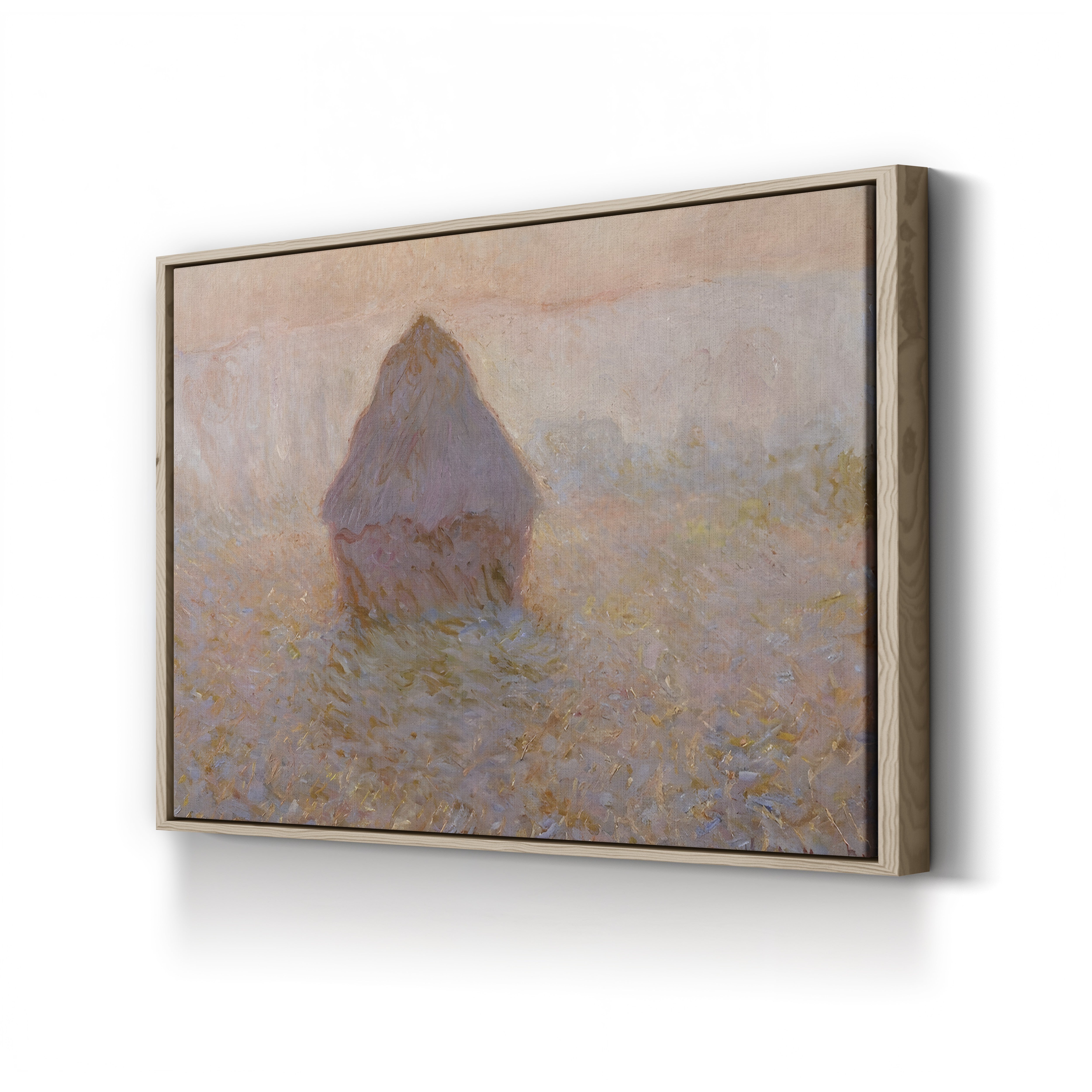 Grainstack, Sun in the Mist, 1891 – Claude Monet Wall Art | Impressionist Series Canvas Print
