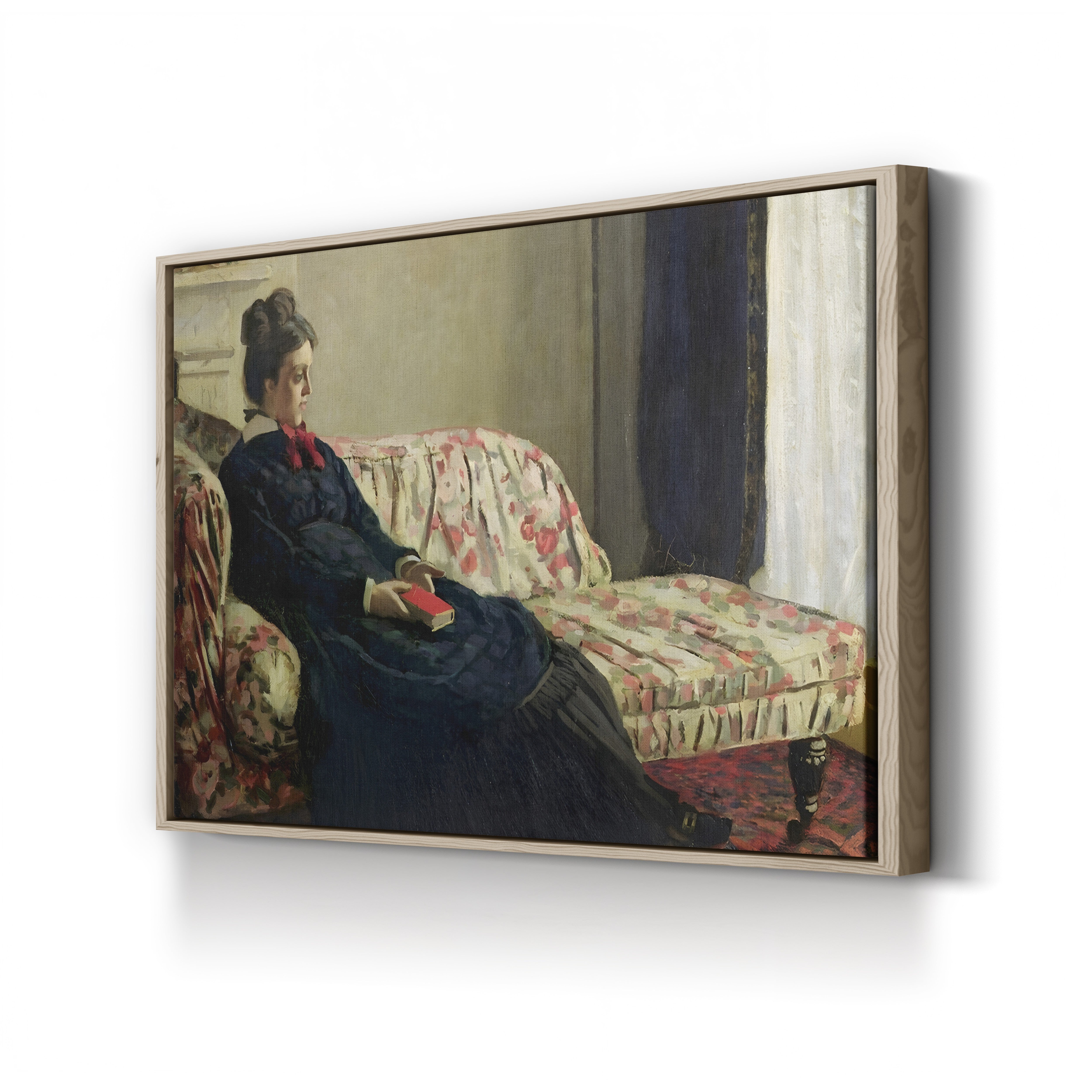 Meditation, or Madame Monet on the Sofa (Méditation, Madame Monet au canapé), c. 1871 by Claude Monet