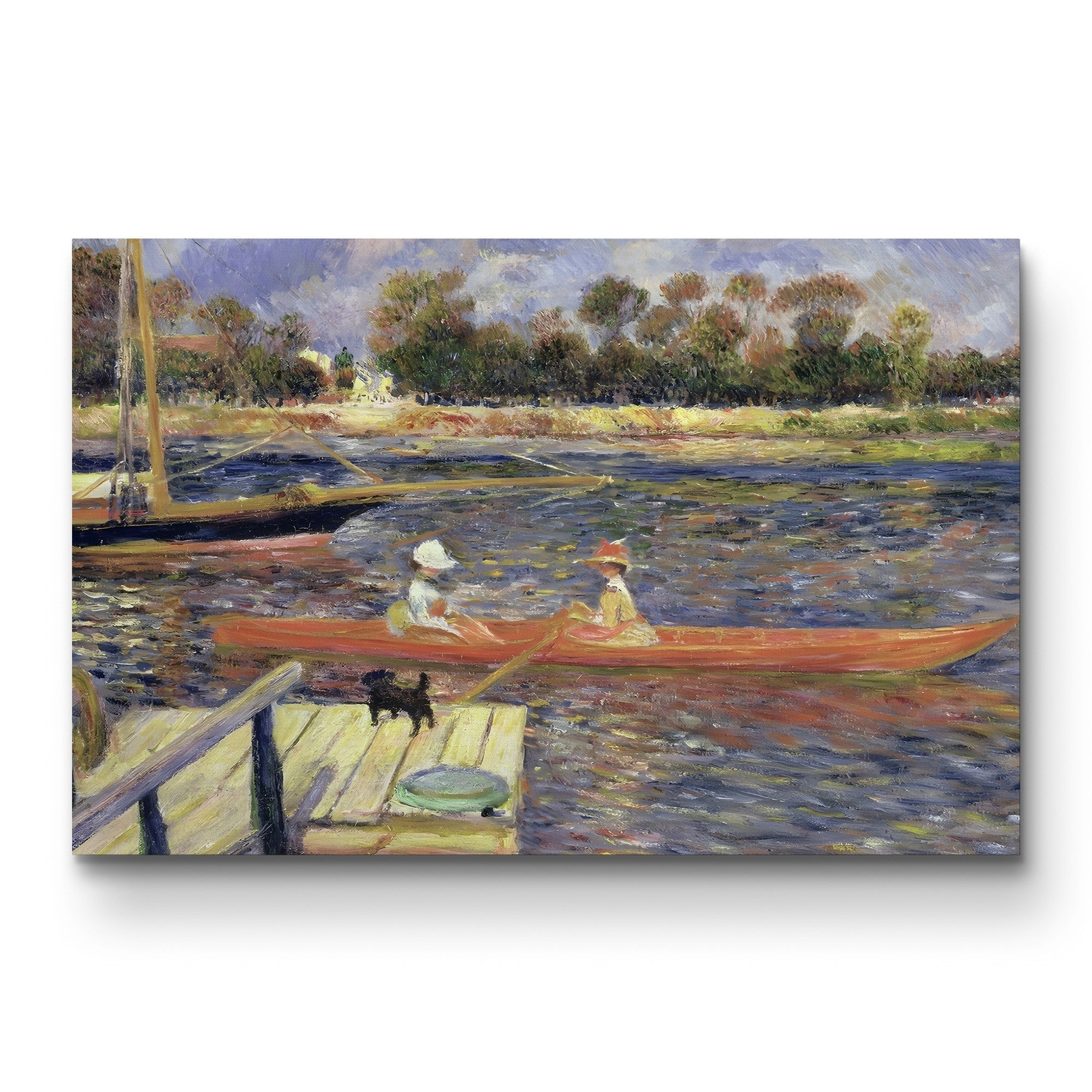 Red Boat at Argenteuil, 1888 – Renoir Wall Art | Impressionist Canvas