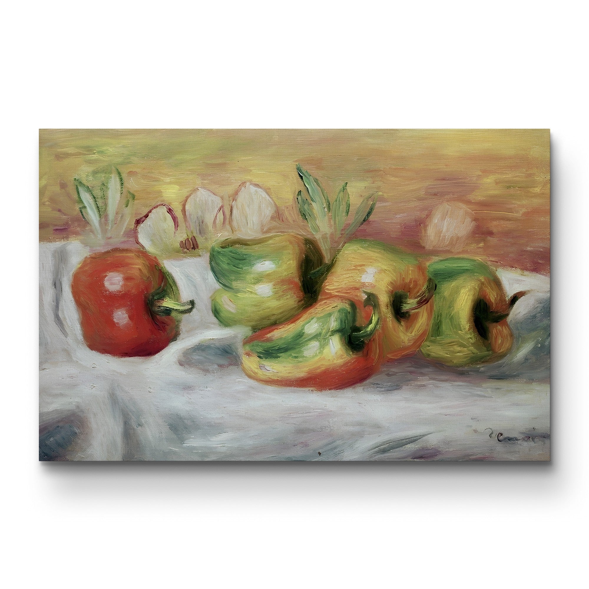 Pimientos, 1912 – Renoir Wall Art | Impressionist Still Life Canvas
