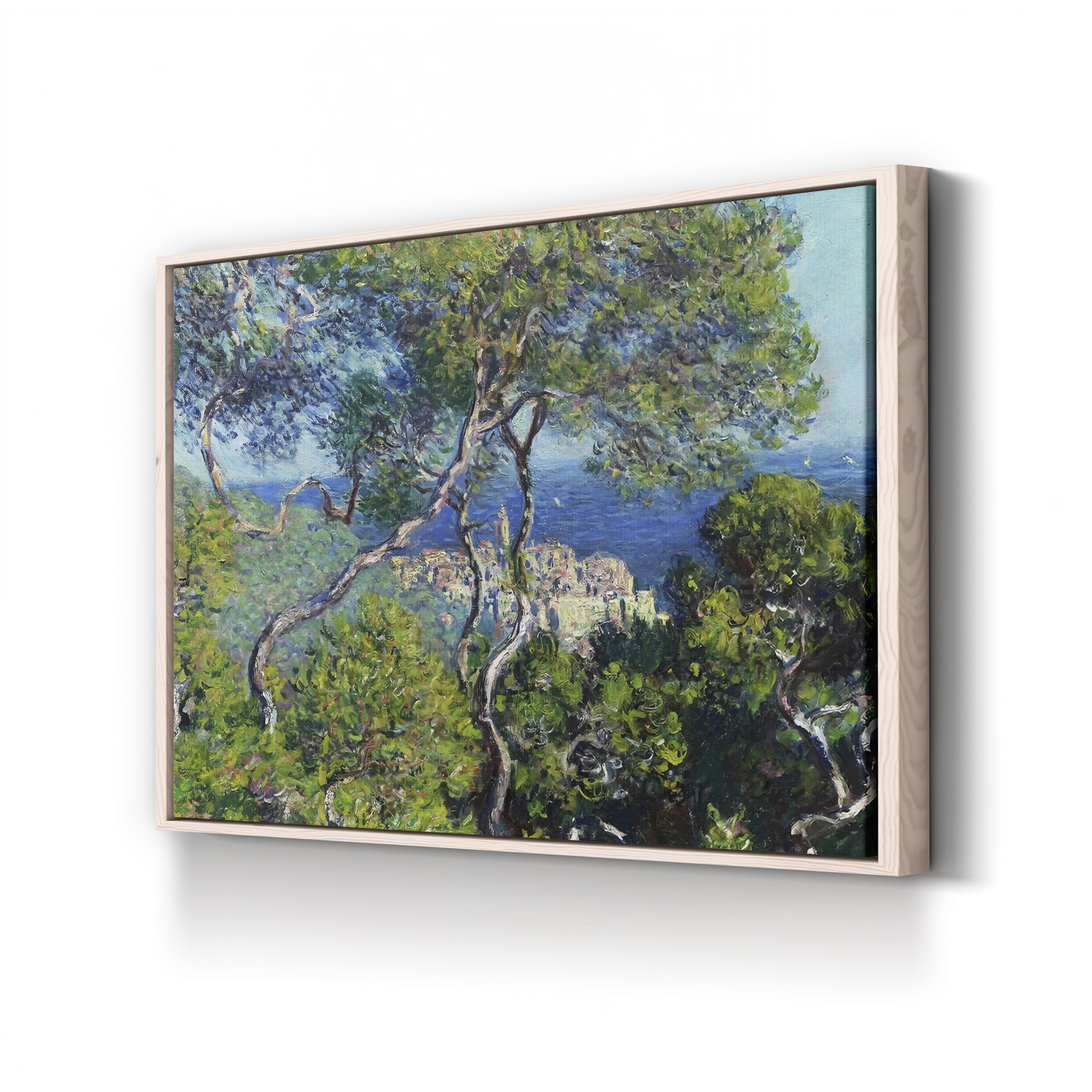Bordighera – Claude Monet Wall Art | Impressionist Italian Riviera Canvas Print