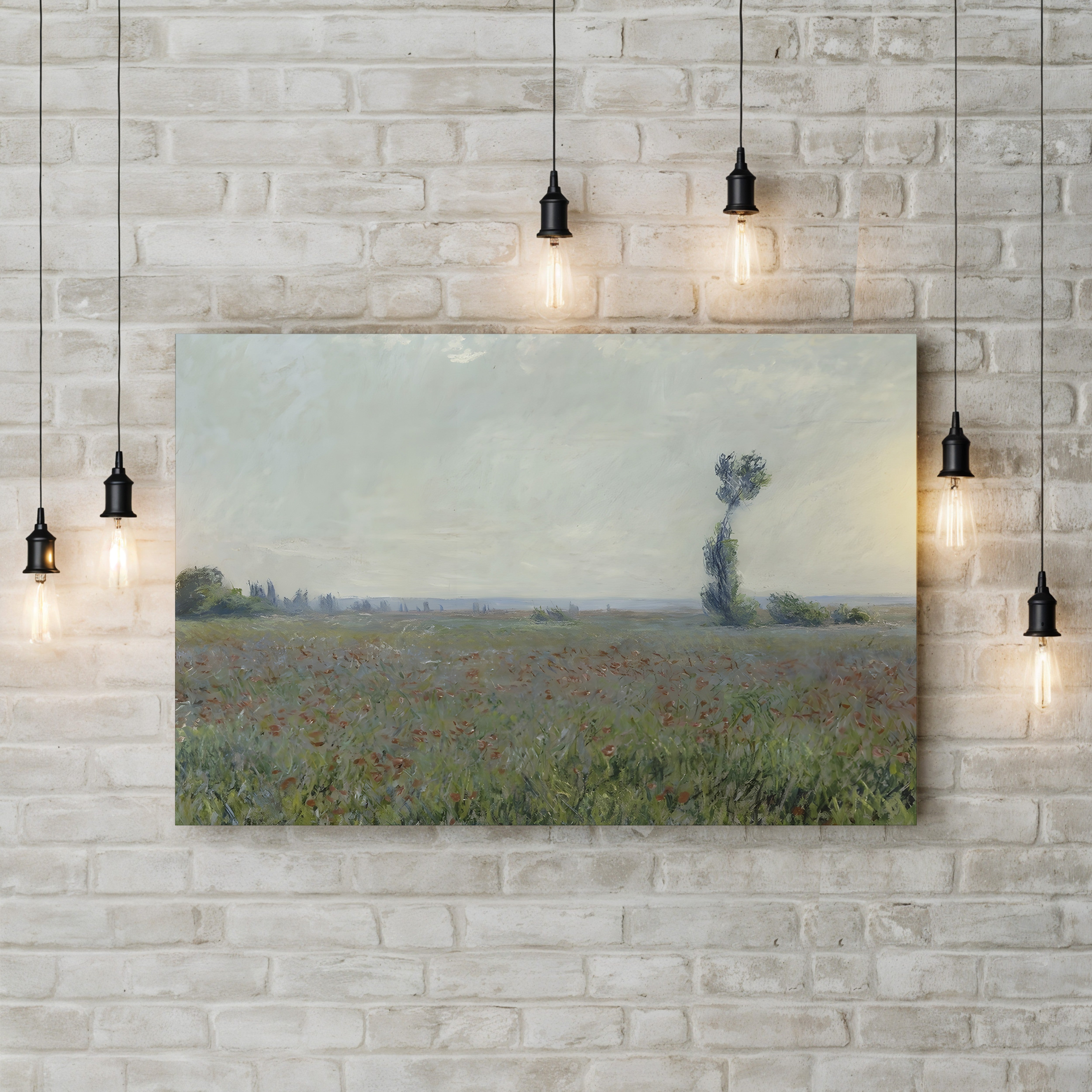 Champ de Coquelicots, 1881 – Claude Monet Wall Art | Impressionist Poppy Field Canvas Print