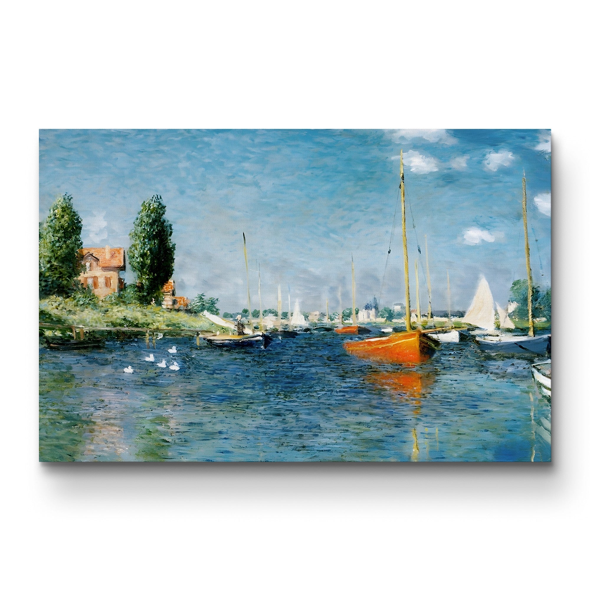 Red Boats, Argenteuil (Les Bateaux rouges, Argenteuil), 1875 by Claude Monet