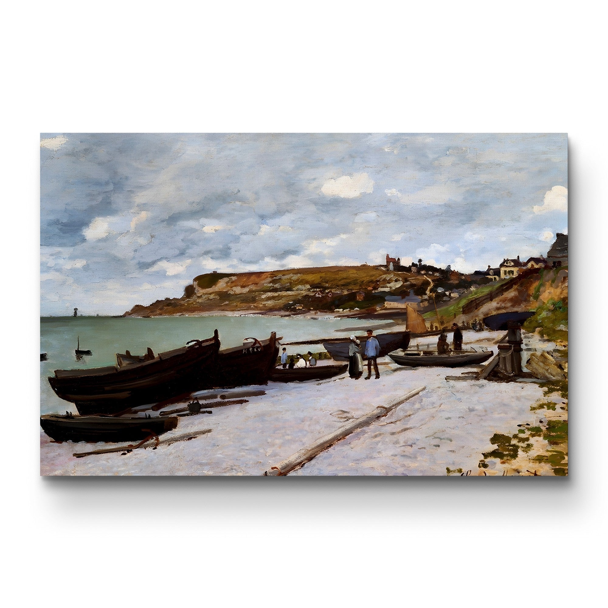 Sainte-Adresse (Bateaux de pêche sur le rivage), 1867 by Claude Monet