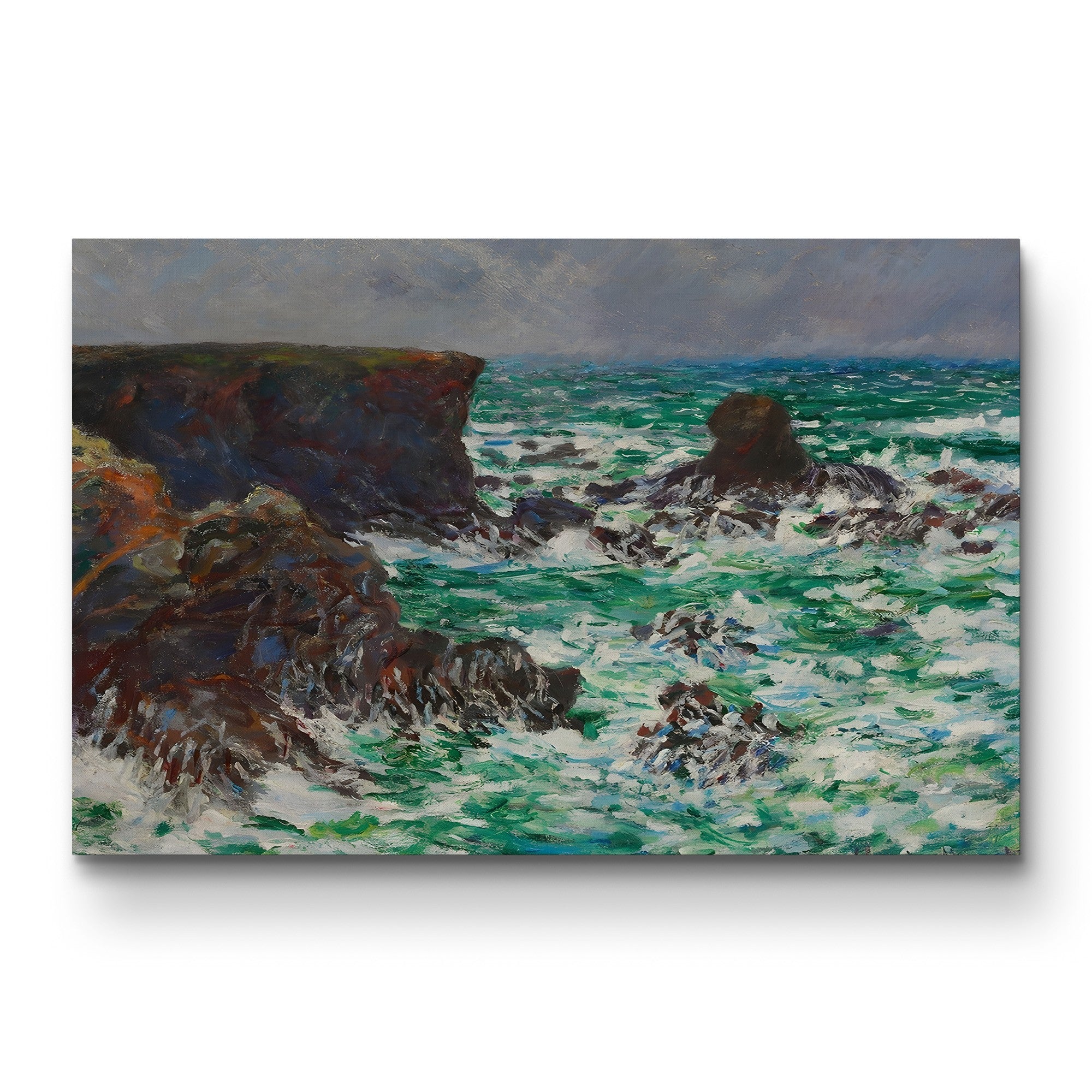 Rocks at Port-Coton, the Lion (Rochers à Port-Coton, le Lion), 1886 by Claude Monet