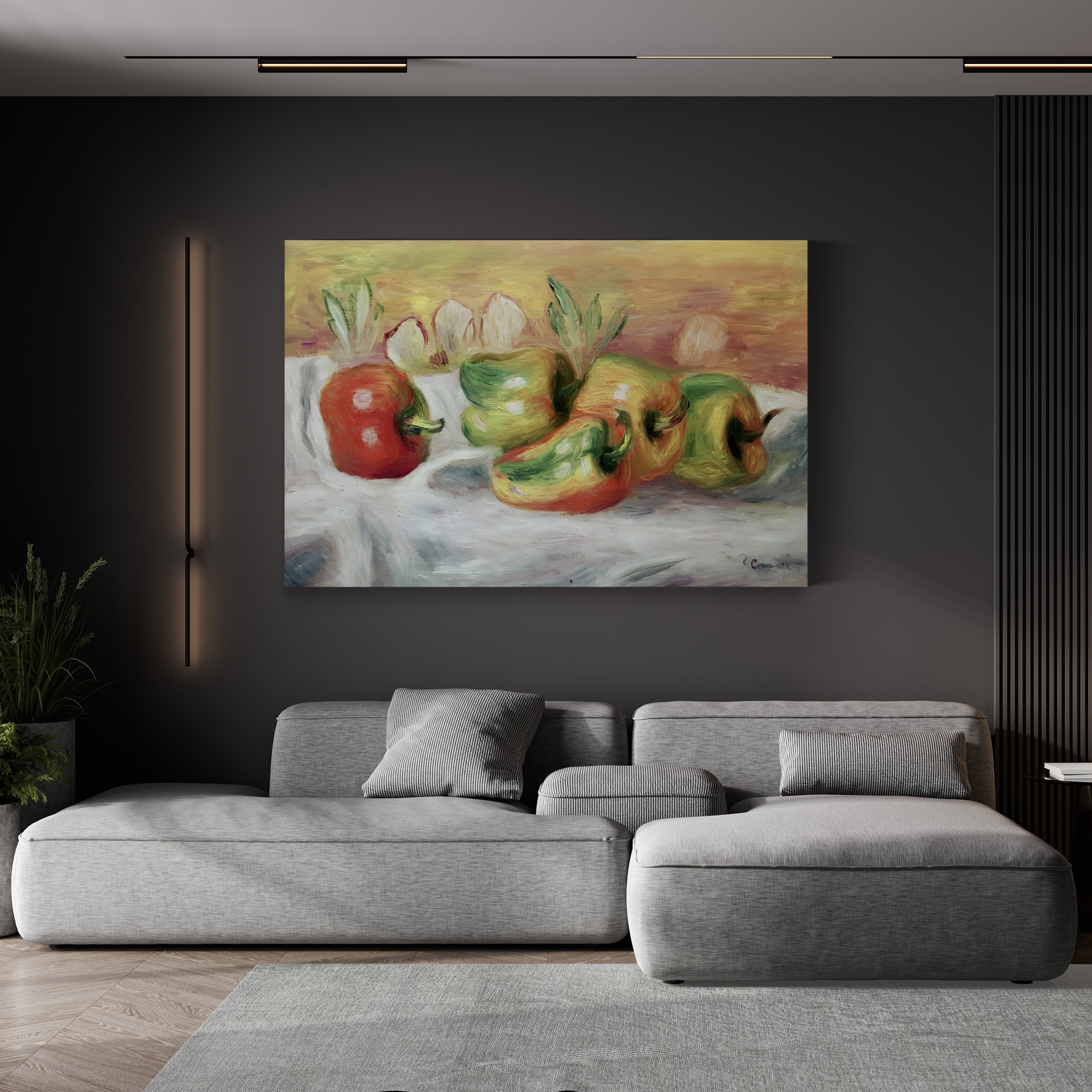 Pimientos, 1912 – Renoir Wall Art | Impressionist Still Life Canvas