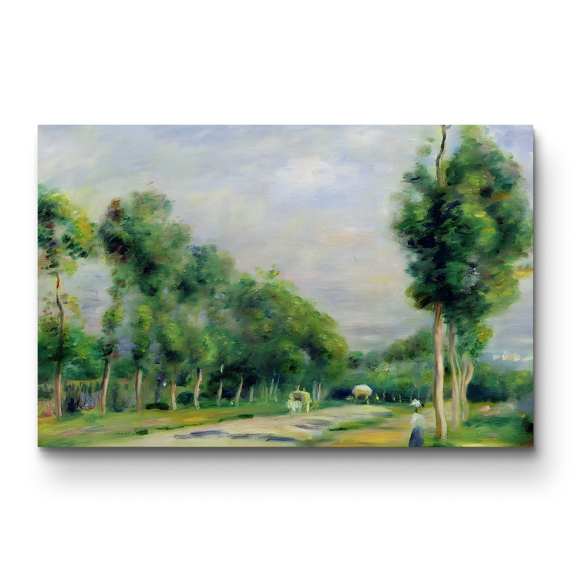The Road to Versailles at Louveciennes – Pierre-Auguste Renoir Wall Art | Impressionist Landscape Canvas Print