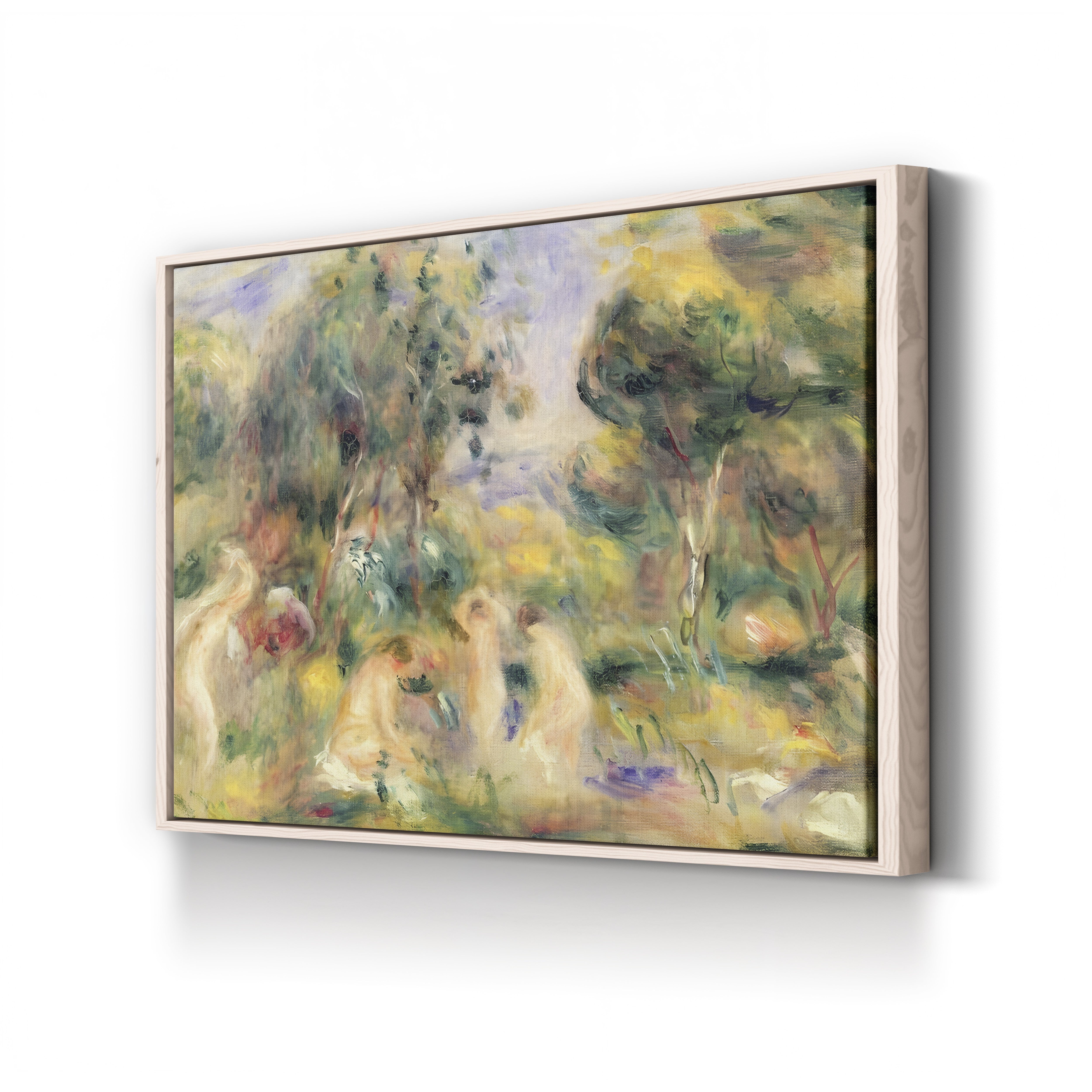 The Bathers – Pierre-Auguste Renoir Wall Art | Impressionist Bather Canvas Print