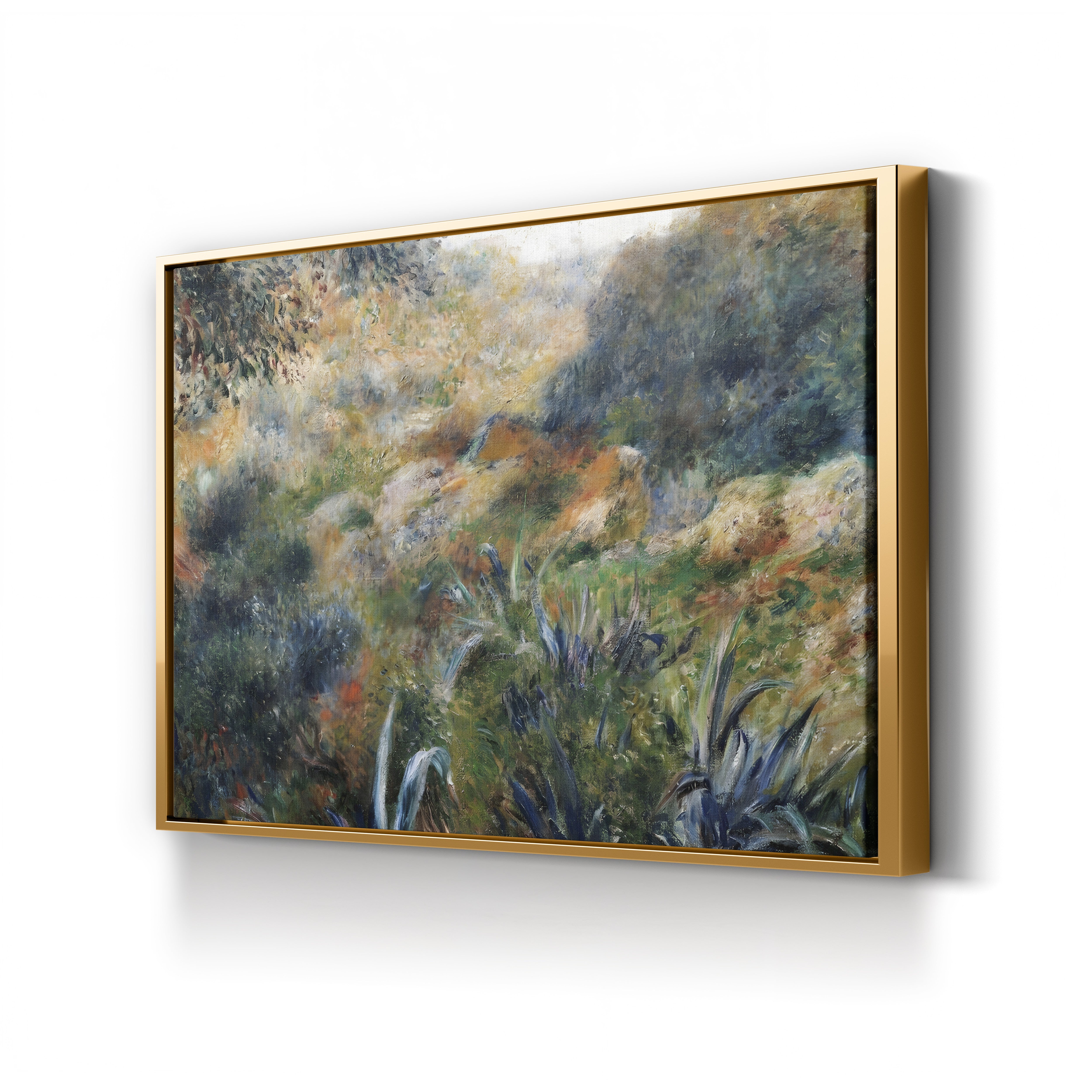 Algerian Landscape: Ravine de la Femme Sauvage, 1881 – Pierre-Auguste Renoir Wall Art | Impressionist Landscape Canvas Print