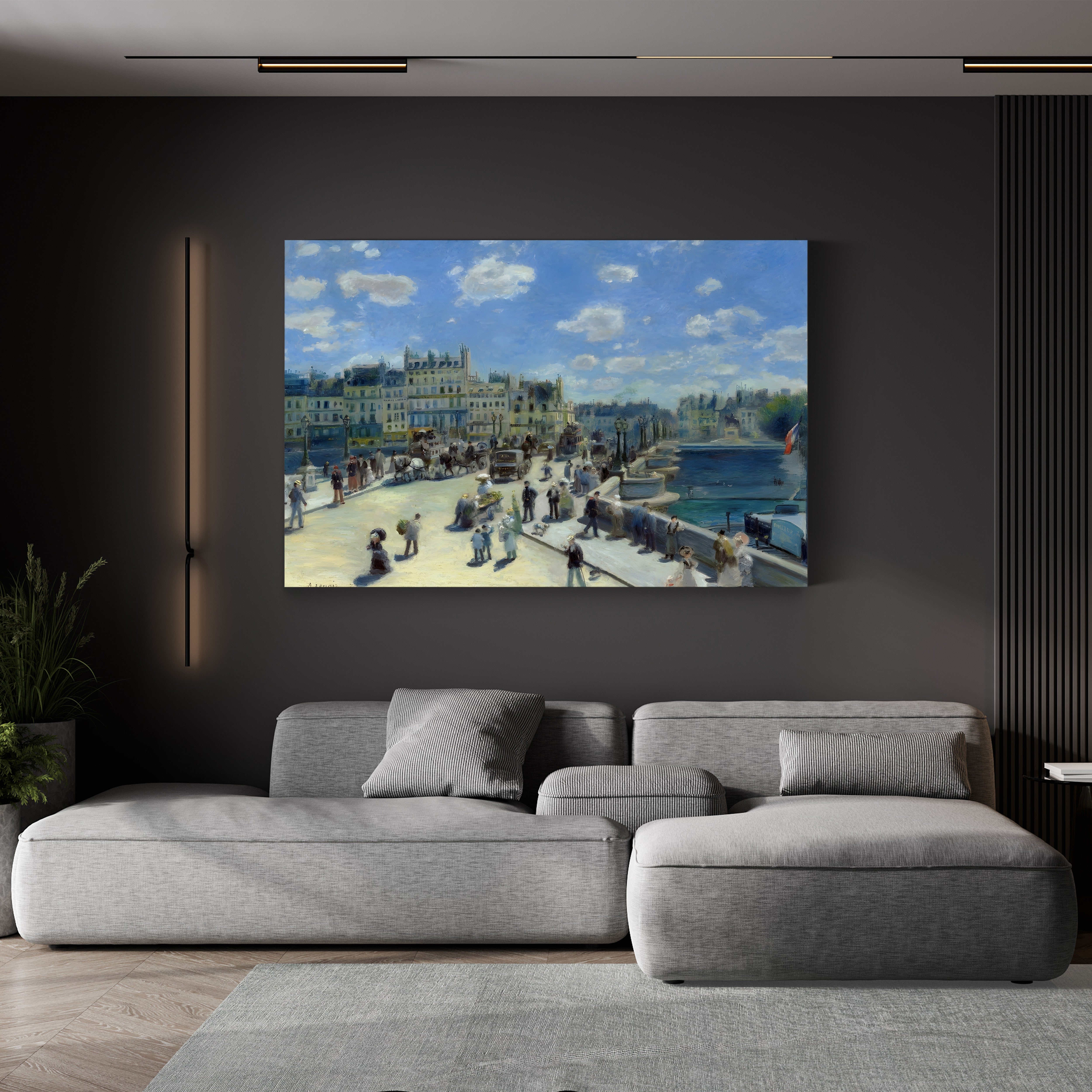 Pont Neuf, Paris – Renoir Wall Art | Impressionist Cityscape Canvas