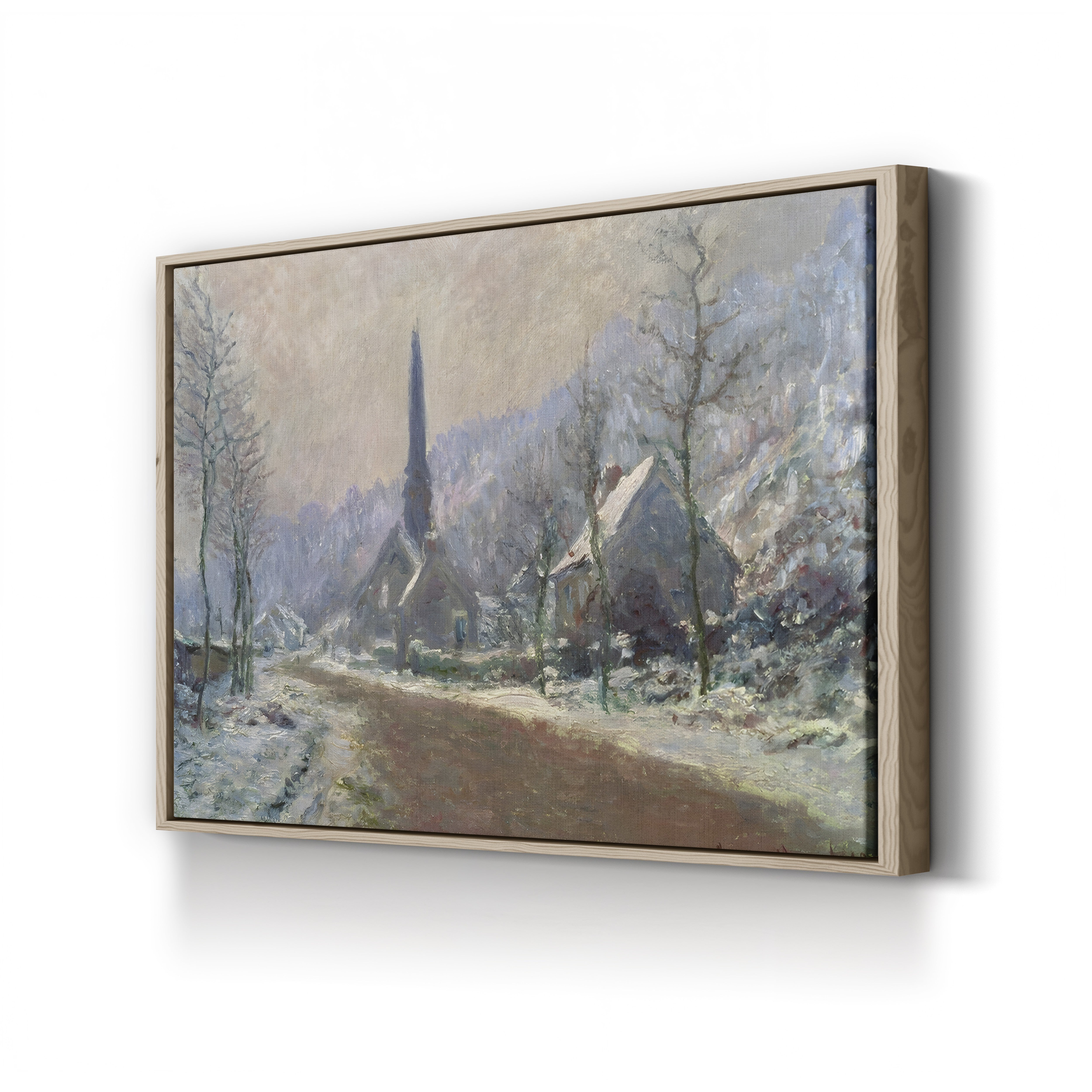 The Church at Jeufosse, Snowy Weather (Église de Jeufosse, temps de neige), 1893 by Claude Monet