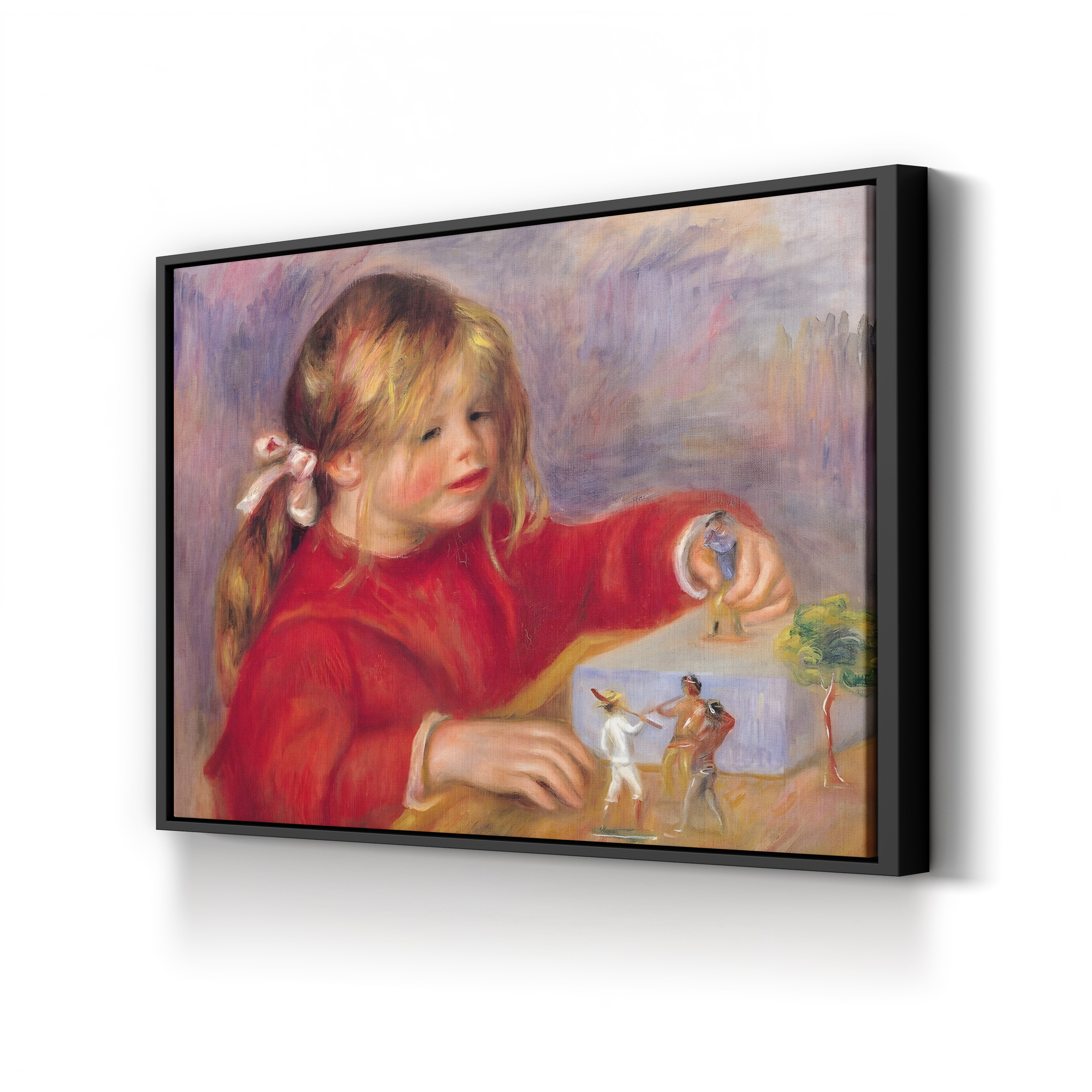 Claude Renoir at Play, 1905 – Pierre-Auguste Renoir Wall Art | Impressionist Childhood Canvas Print