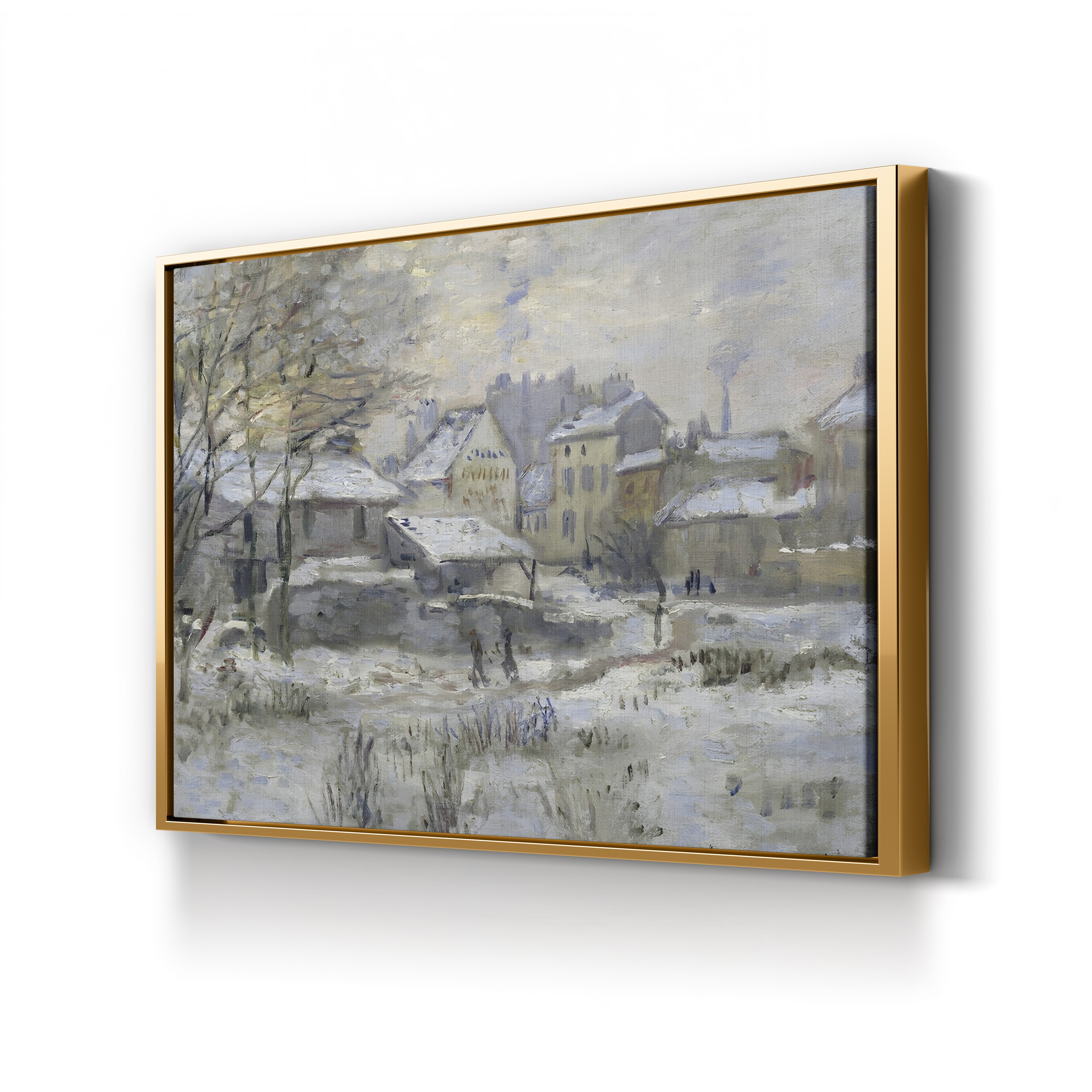 Snow Effect with Setting Sun (Effet de neige, soleil couchant), 1875 by Claude Monet