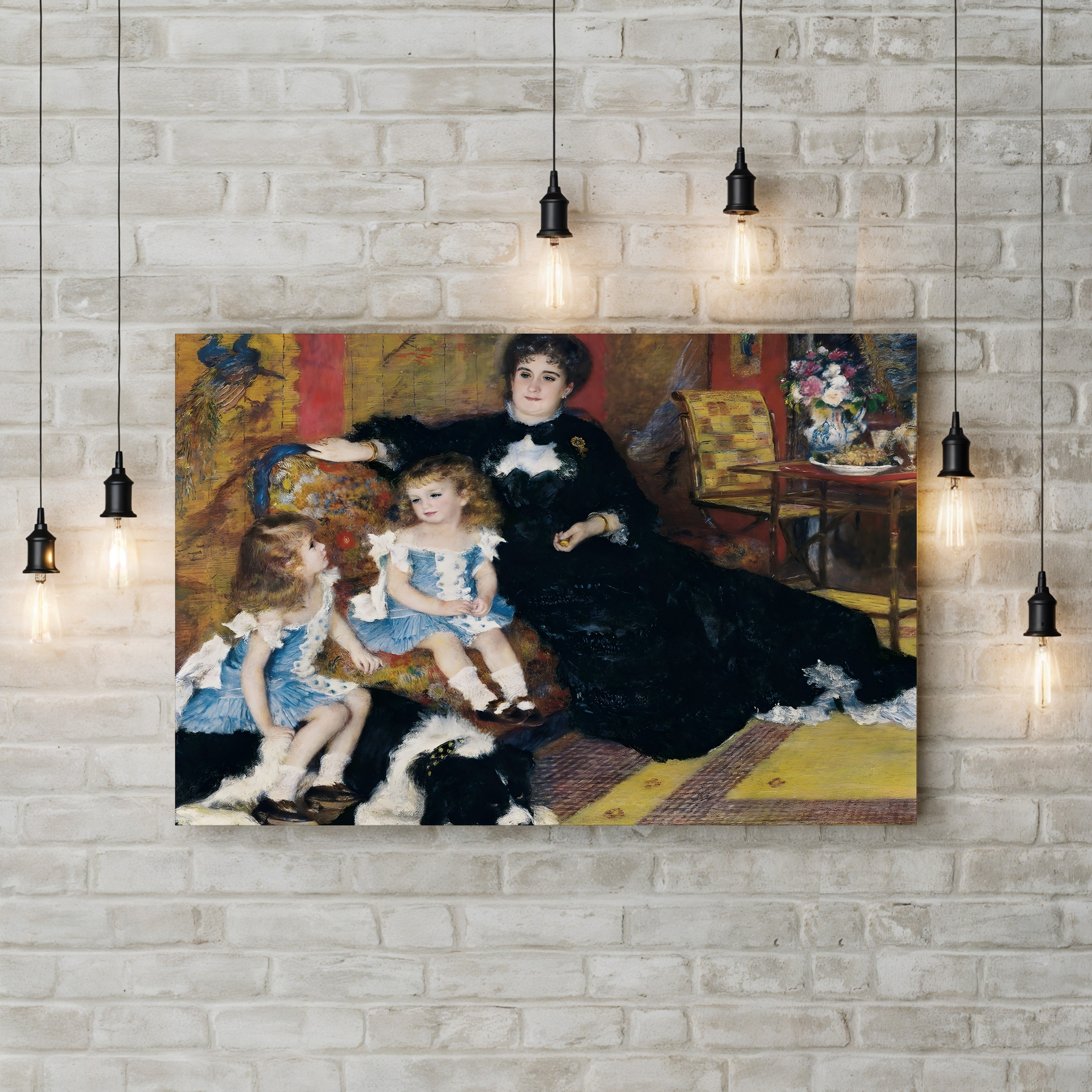Madame Charpentier and Her Children – Renoir Wall Art | Portrait