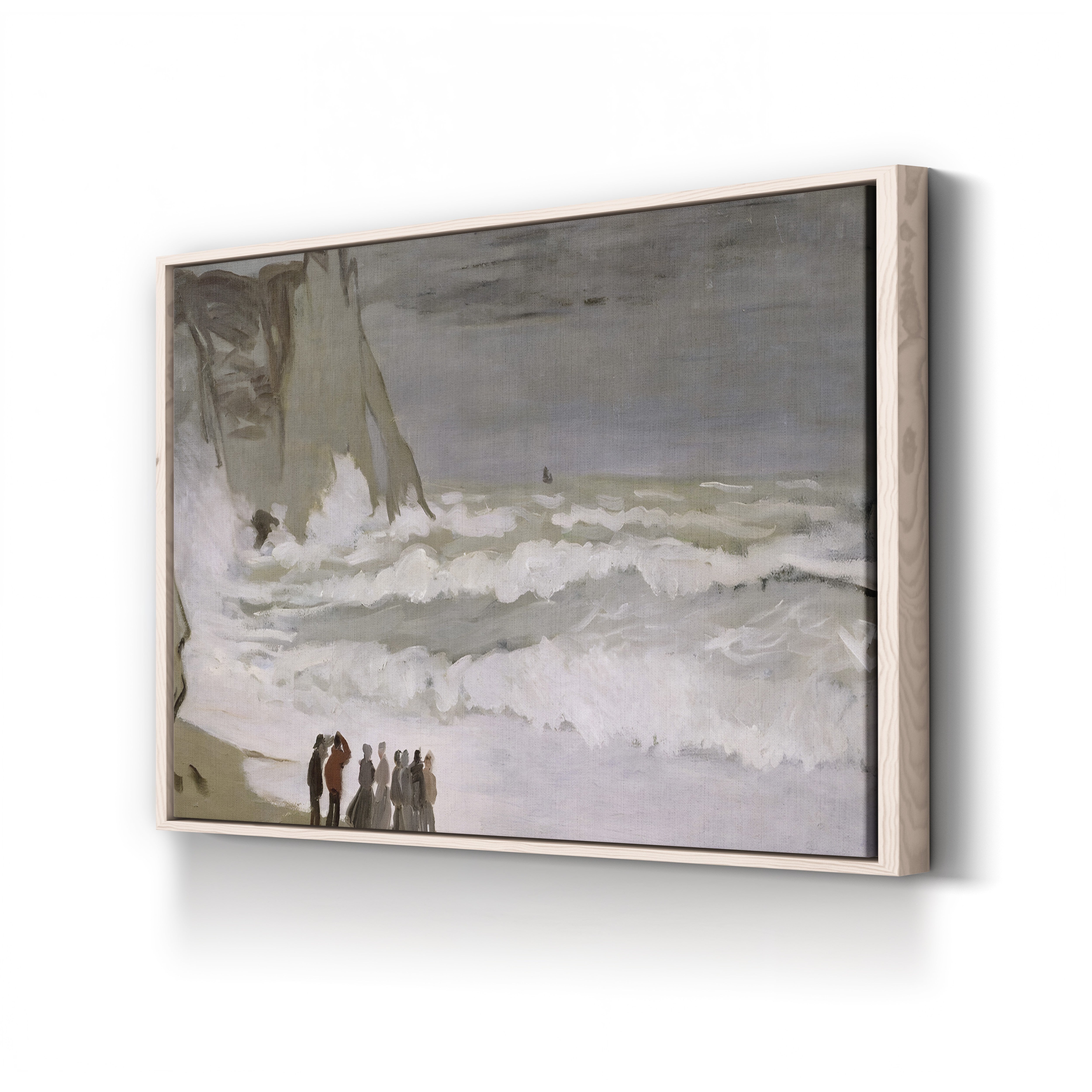 Rough Sea at Étretat (Grosse Mer à Étretat), c. 1868-69 by Claude Monet