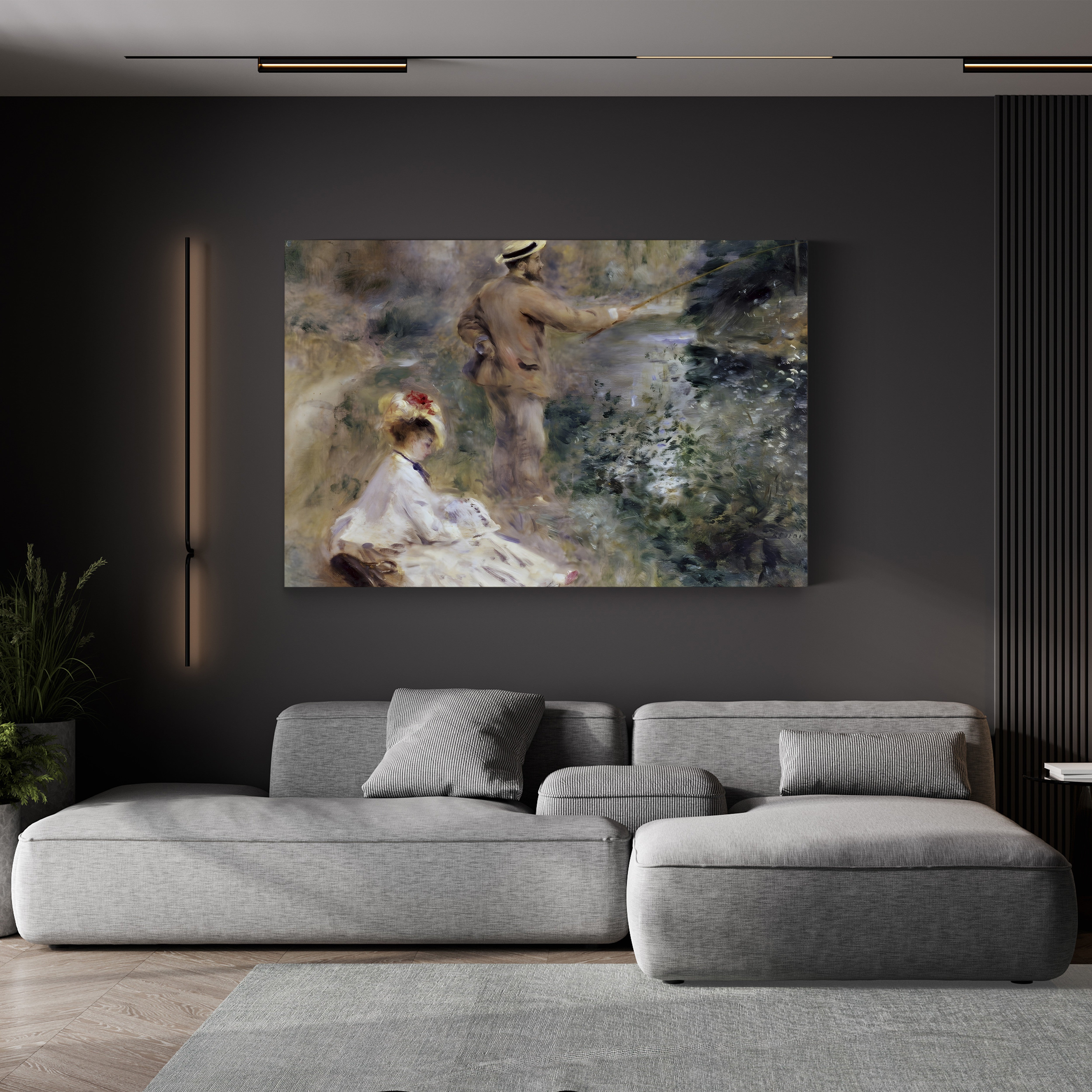 The Fisherman – Pierre-Auguste Renoir Wall Art | Impressionist Figural Canvas Print