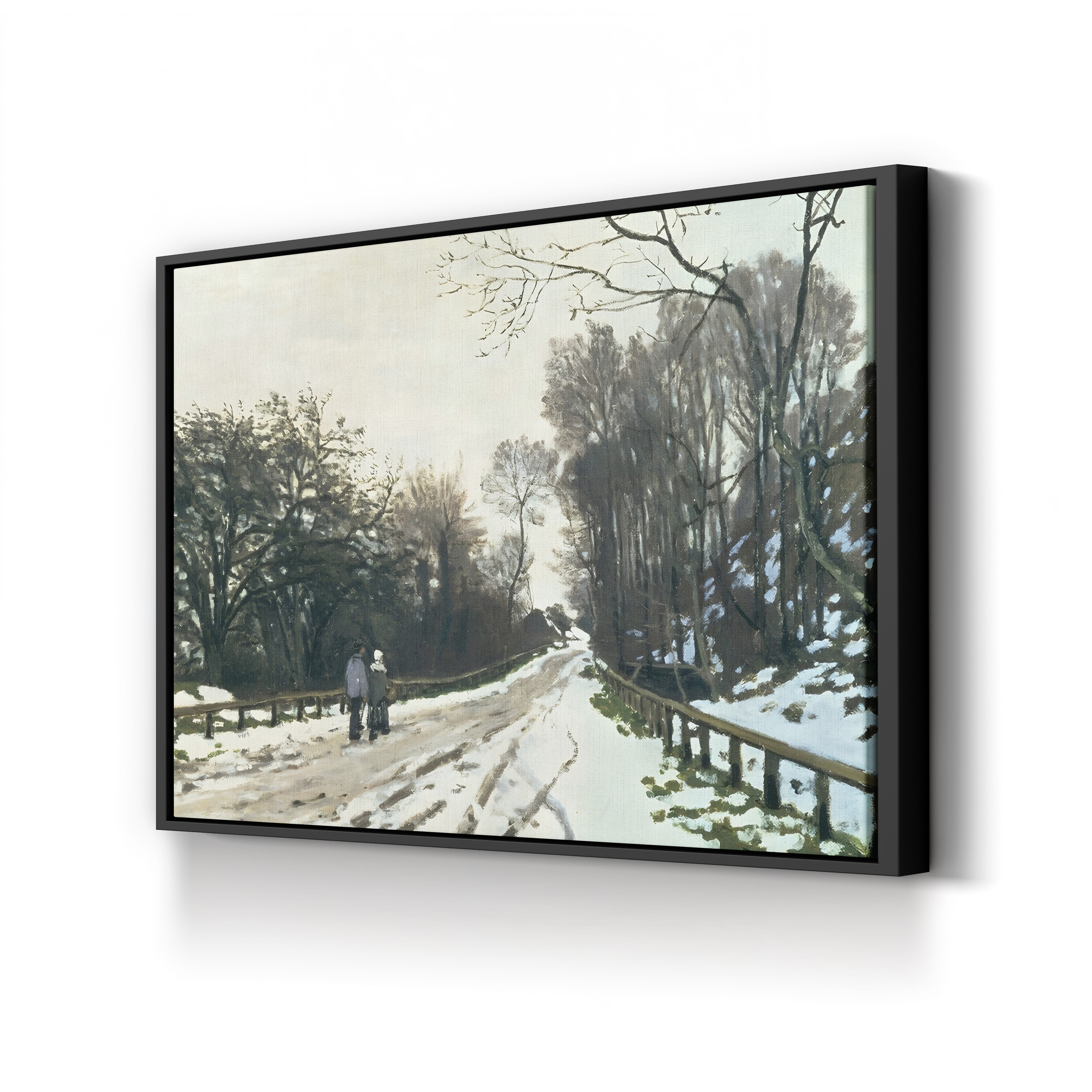 Road toward the Farm Saint-Siméon, Honfleur (Route de la Ferme Saint-Siméon), 1867 by Claude Monet
