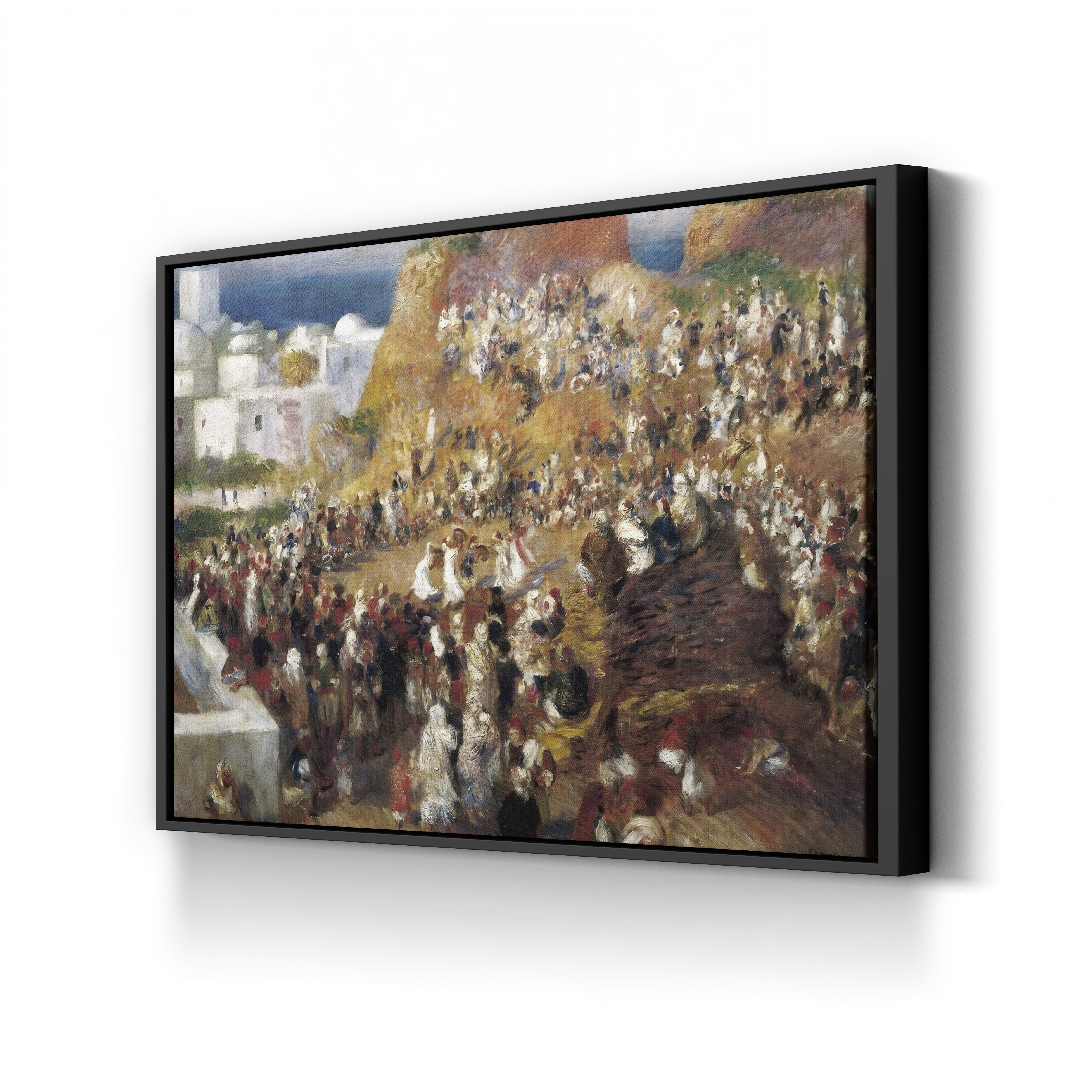 The Mosque, Arab Festival, 1881 – Pierre-Auguste Renoir Wall Art | Impressionist Algeria Canvas Print
