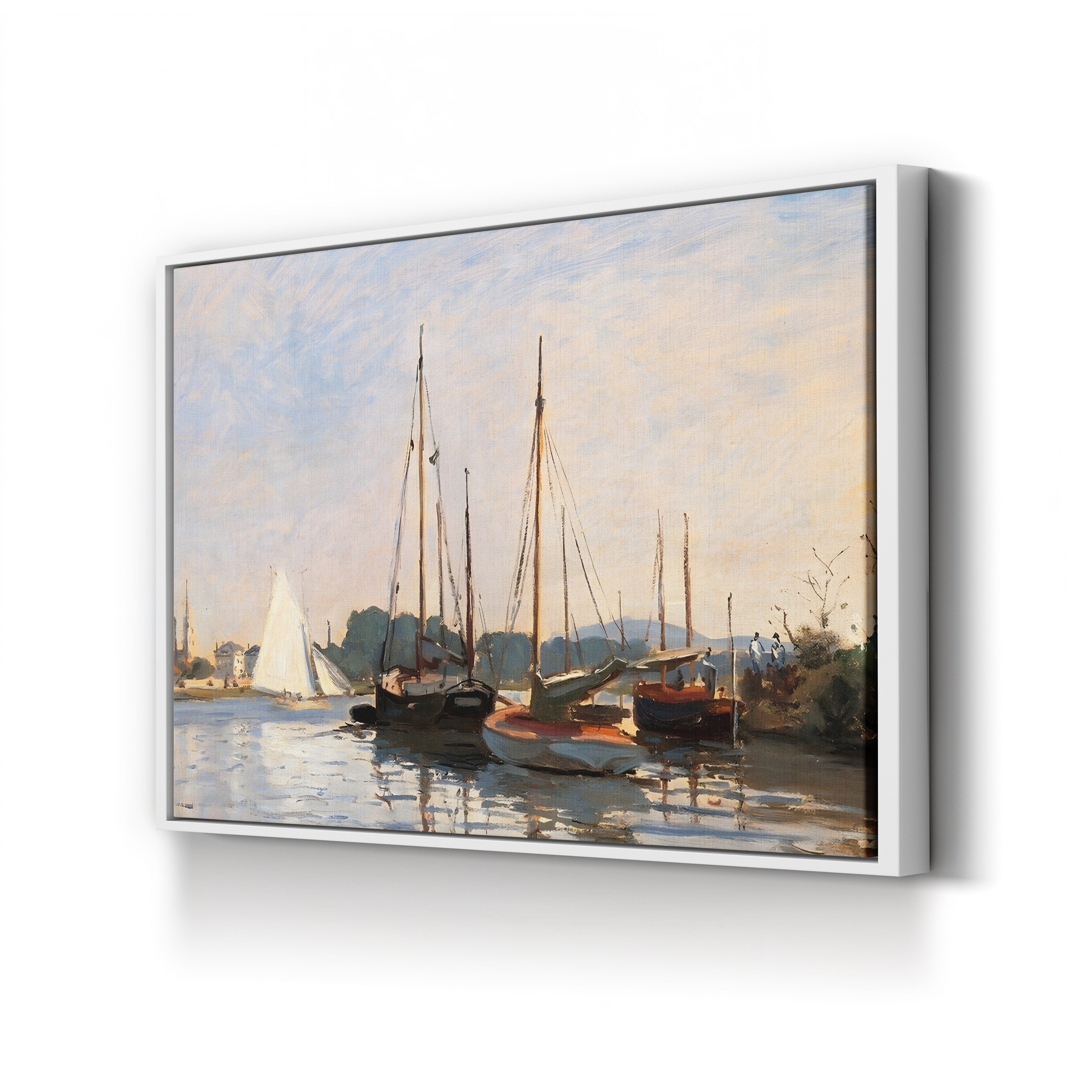 Sailing Boats at Argenteuil (Voiliers à Argenteuil), 1872-1873 by Claude Monet