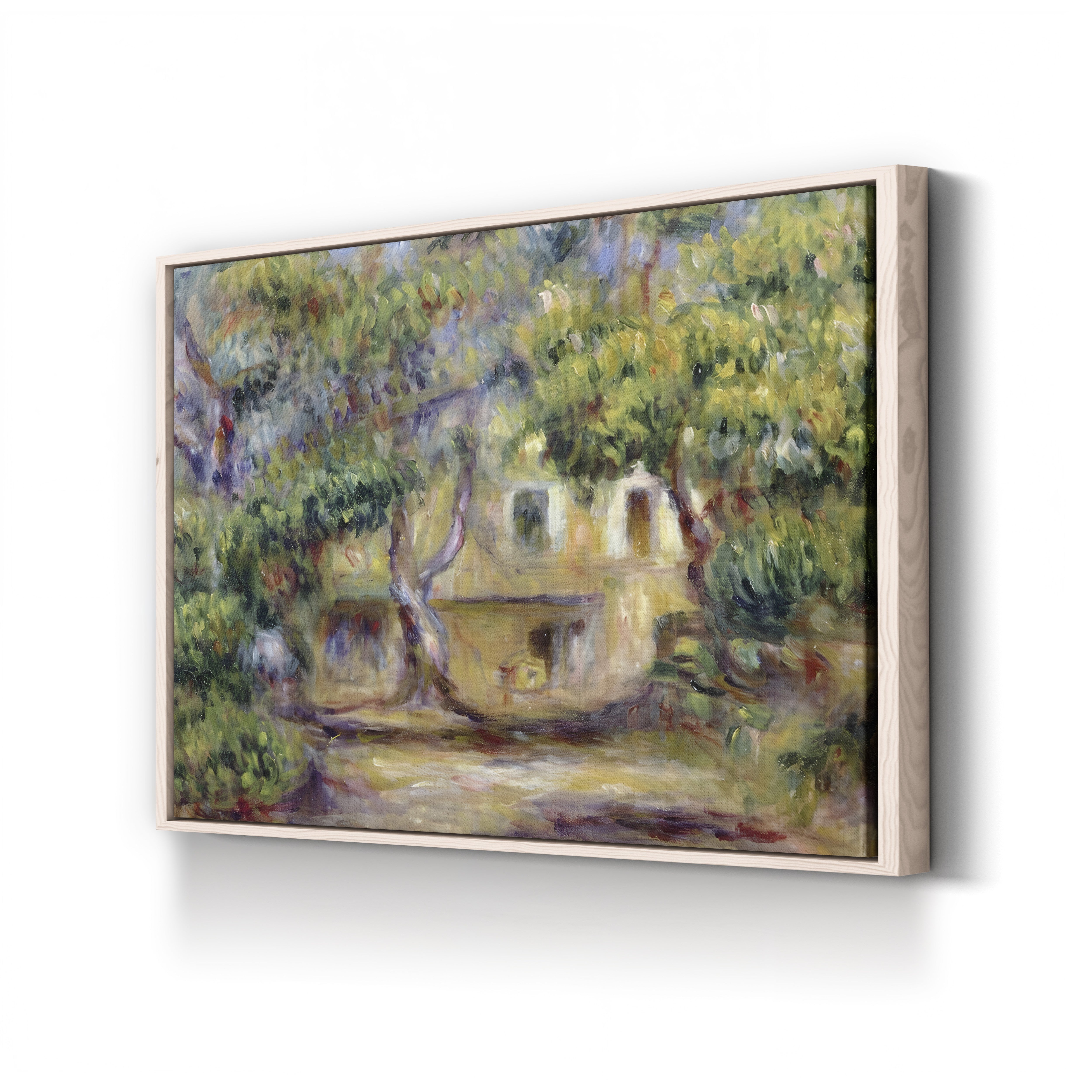 The Farm at Les Collettes, c.1915 – Pierre-Auguste Renoir Wall Art | Impressionist Provençal Canvas Print