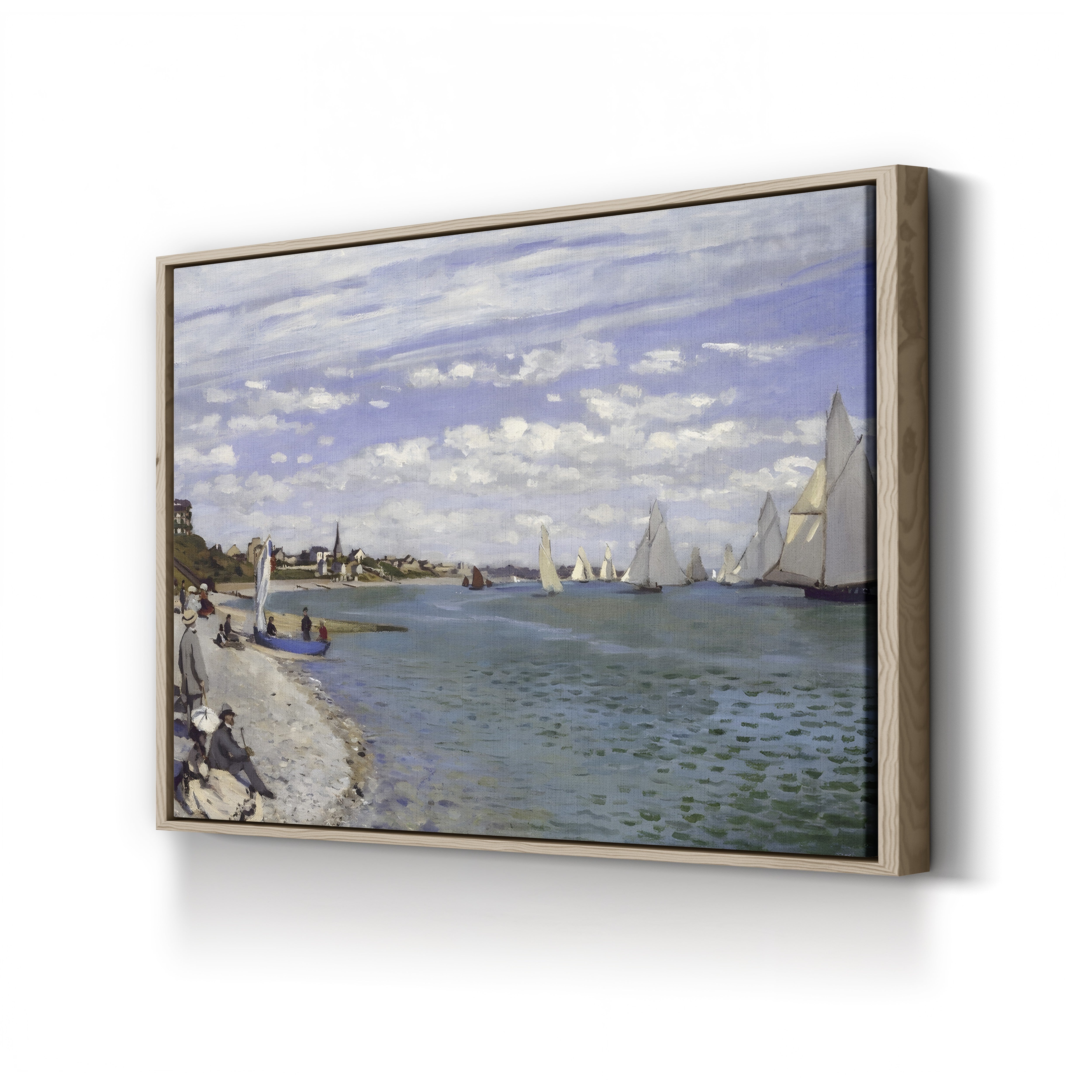 Regatta at Sainte-Adresse (Régates à Sainte-Adresse), 1867 by Claude Monet