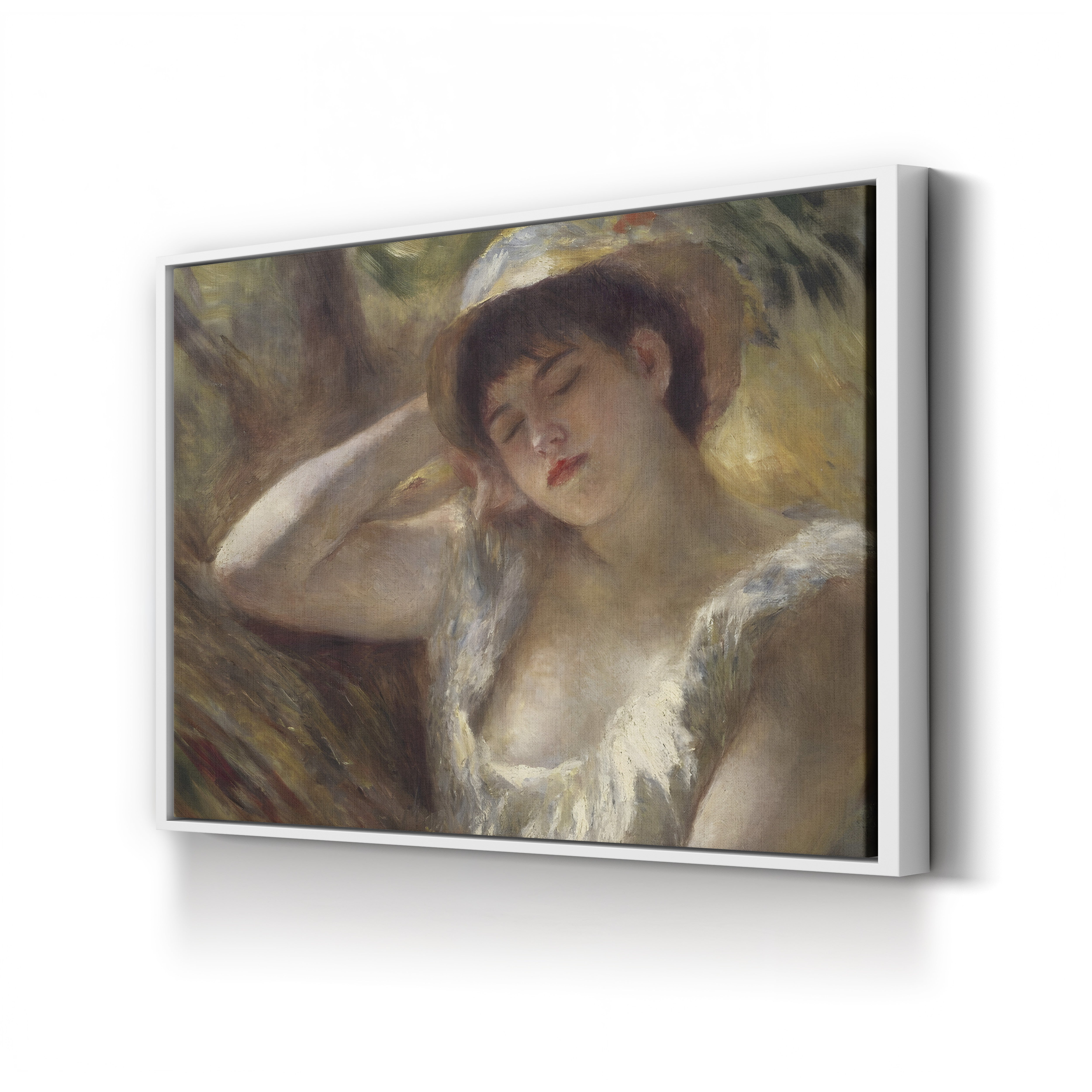 The Sleeper, 1880 – Pierre-Auguste Renoir Wall Art | Impressionist Portrait Canvas Print