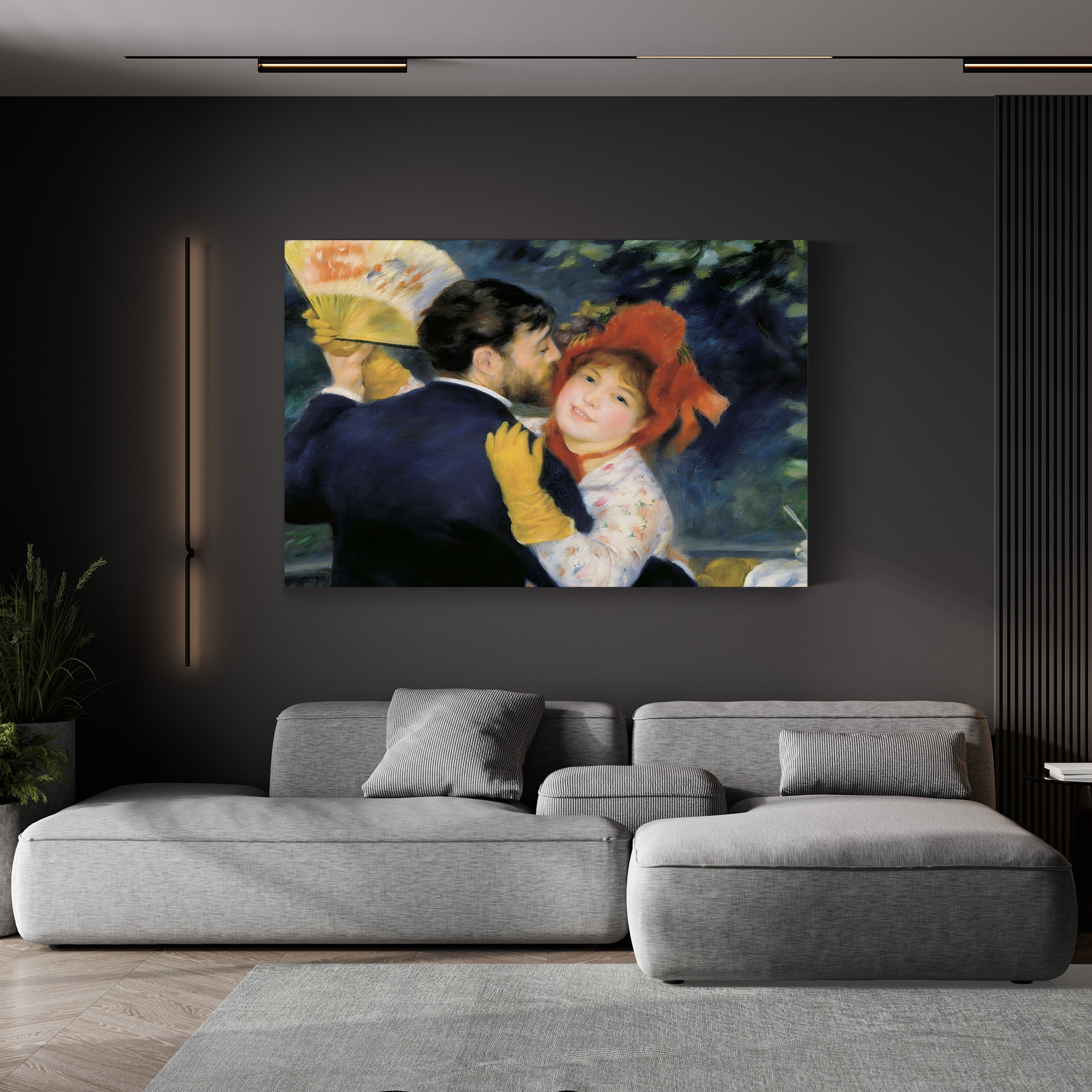 Dance in the Country, 1883 – Pierre-Auguste Renoir Wall Art | Impressionist Figure Canvas Print
