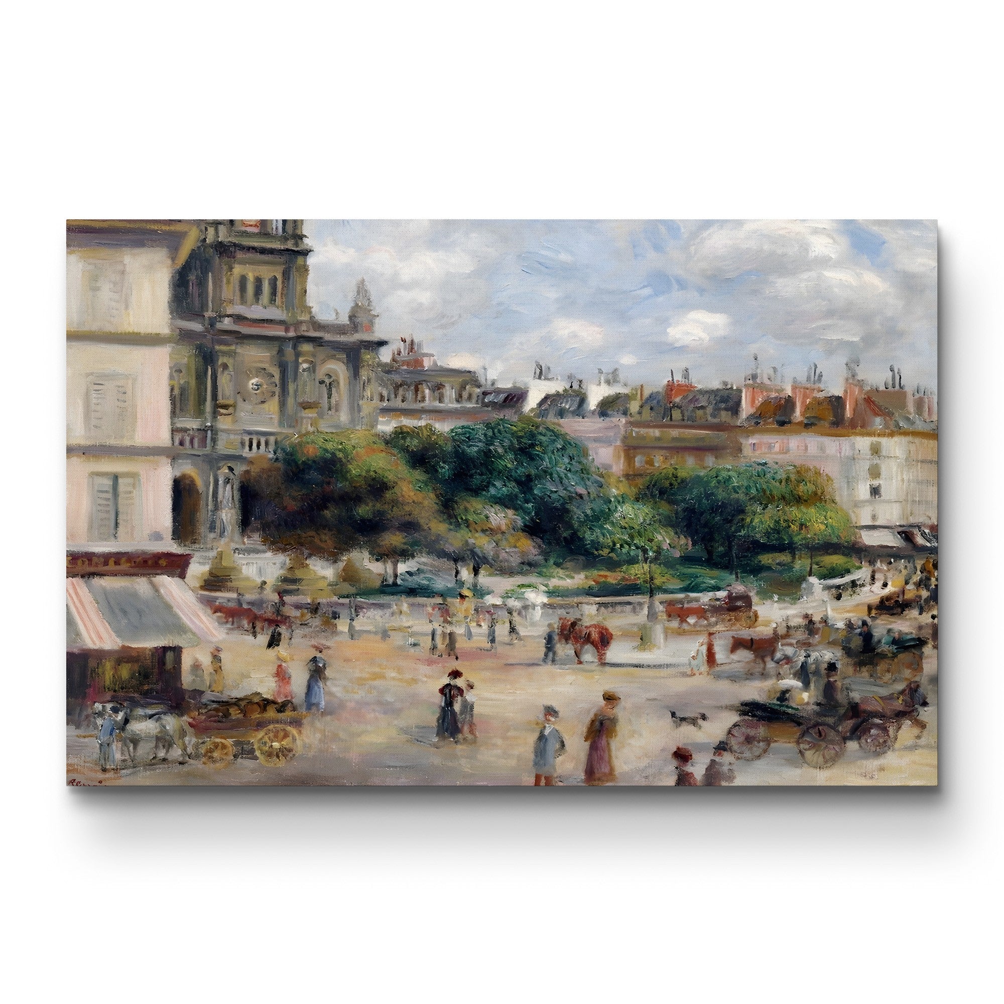 Place de la Trinité, 1893 – Renoir Wall Art | Impressionist Canvas