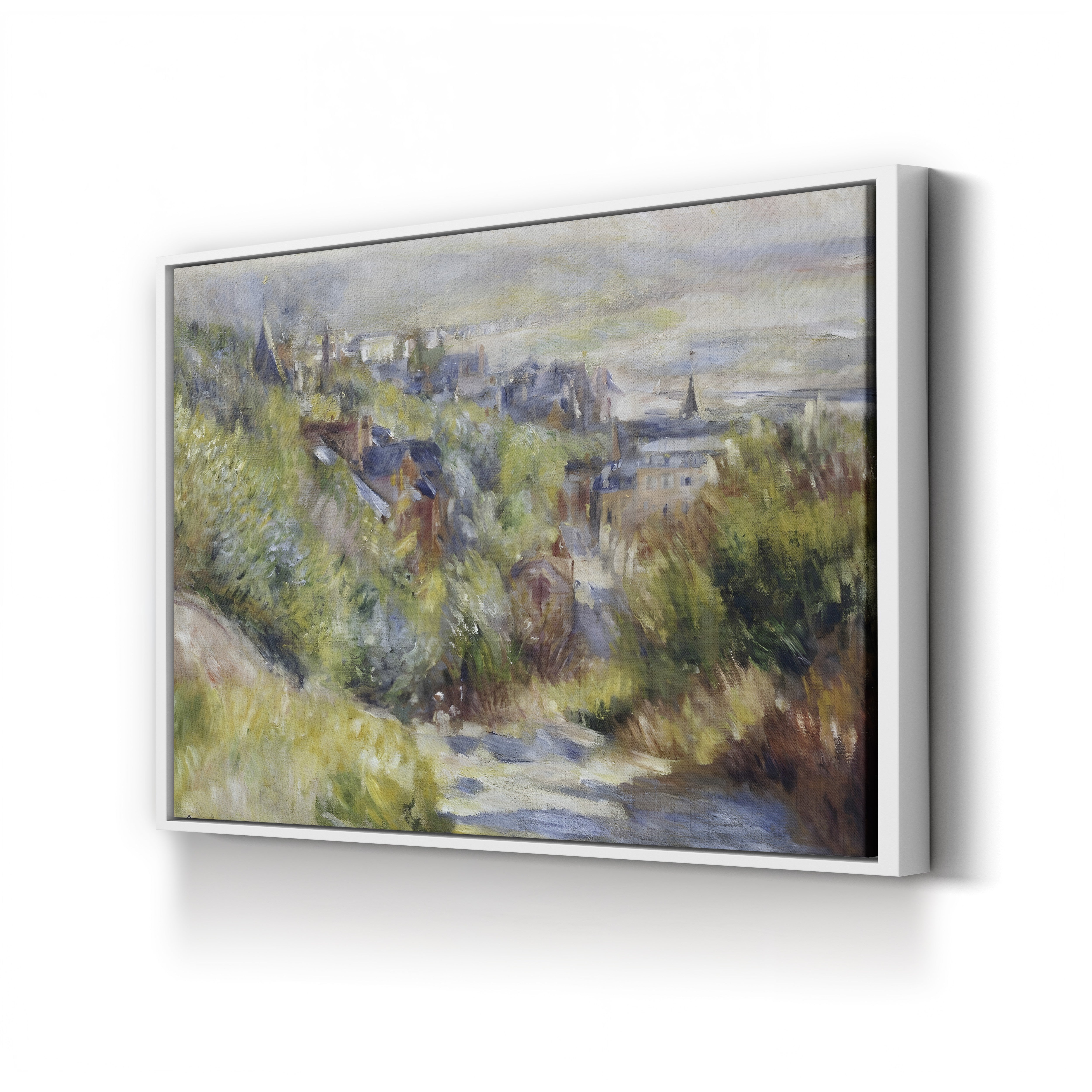 The Heights of Trouville – Pierre-Auguste Renoir Wall Art | Impressionist Coastal Canvas Print