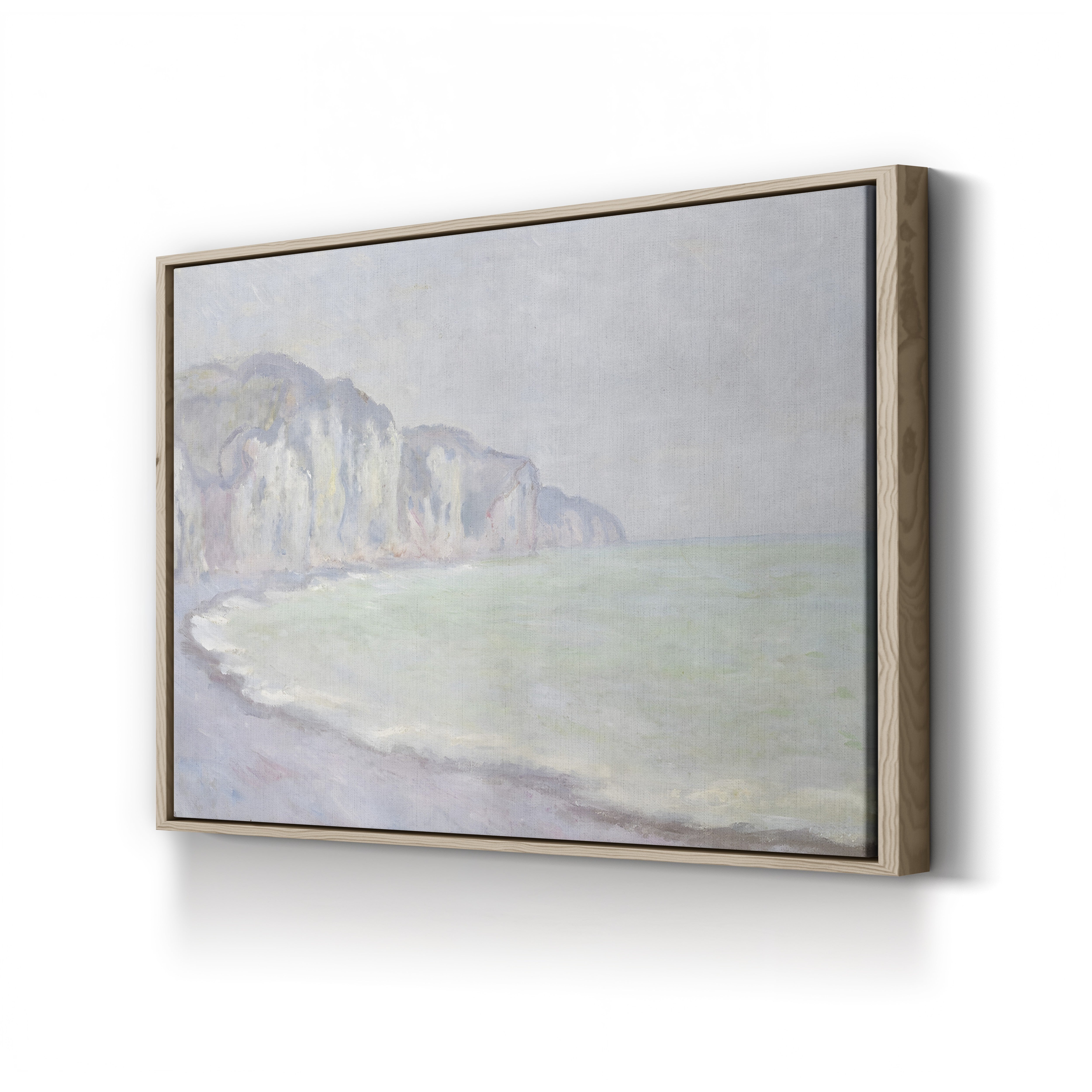 Cliffs at Pourville, 1896 – Claude Monet Wall Art | Late Impressionist Norman Coast Canvas Print